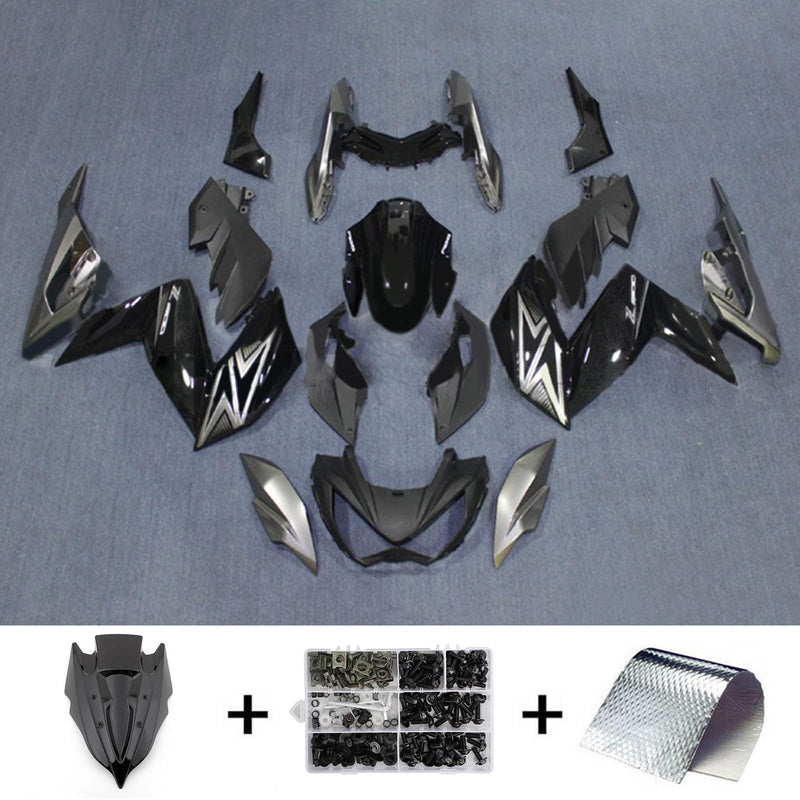 كاواساكي Z250 Z300 2015-2016 Fairing Kit هيكل السيارة بلاستيك ABS