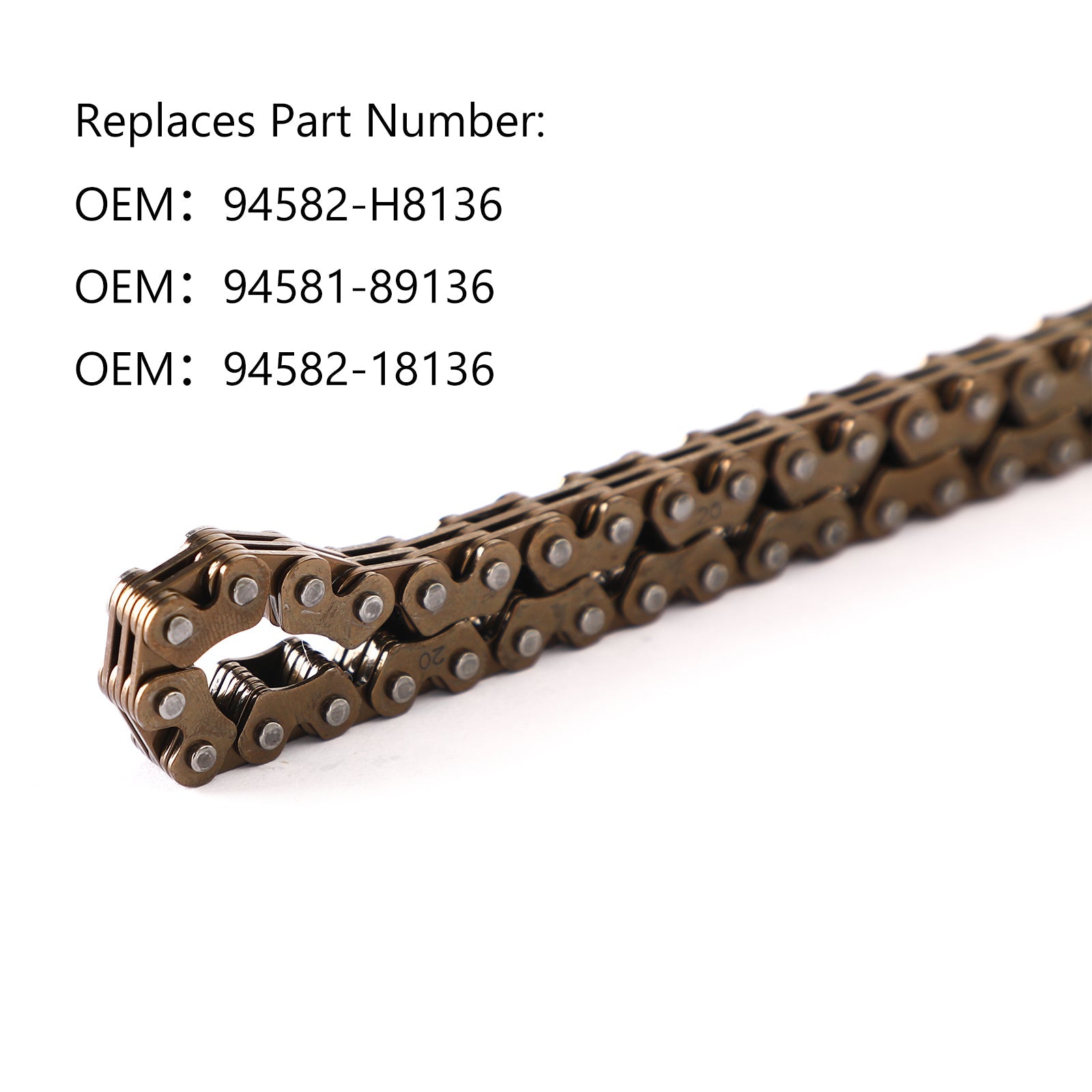 Drive Chain For Yamaha 94581-89136 94582-18136 94582-H8136 Yp400 Cp250 Yp250G Generic