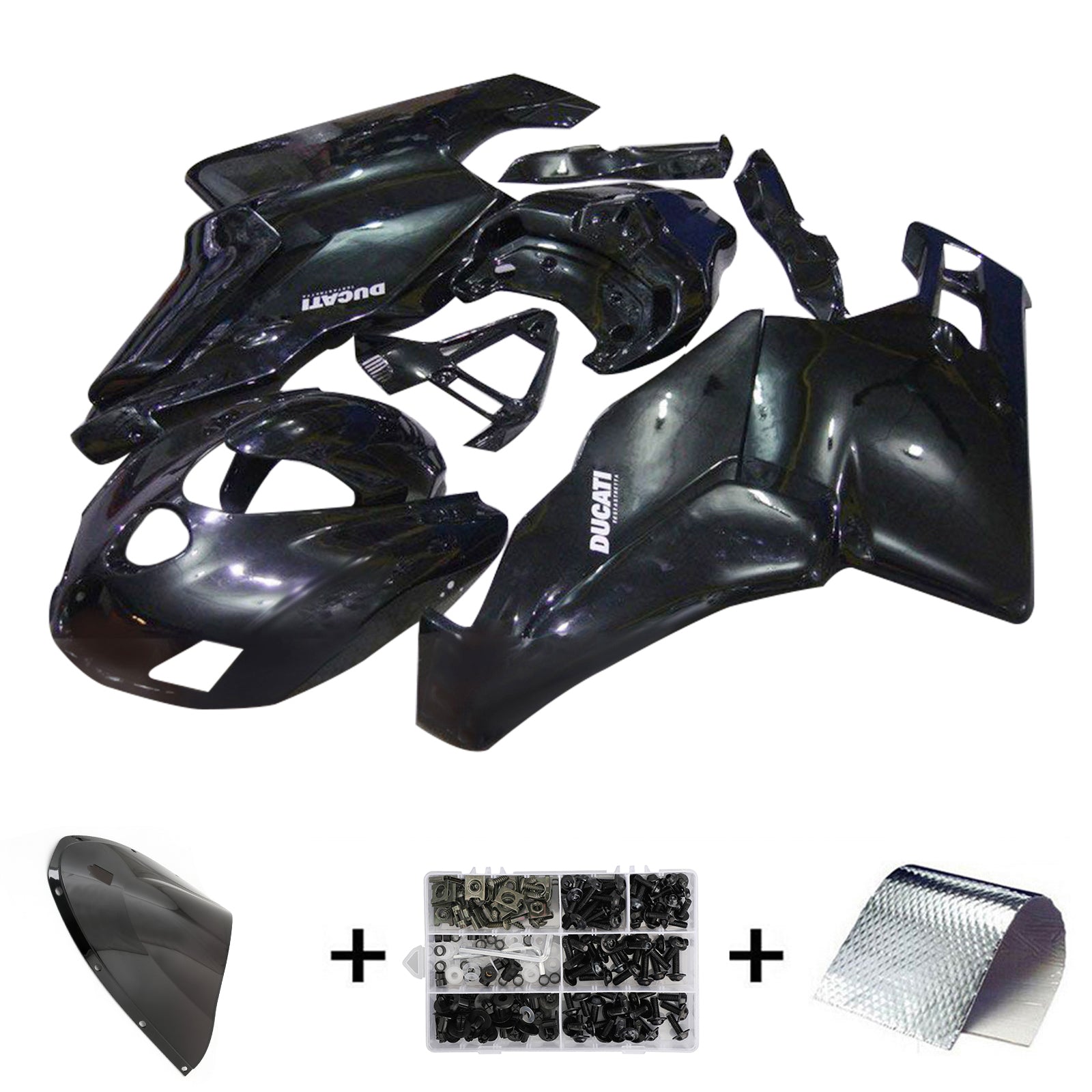 Amotopart Ducati 999 749 2005 2006 Kit Carenado Carrocería ABS