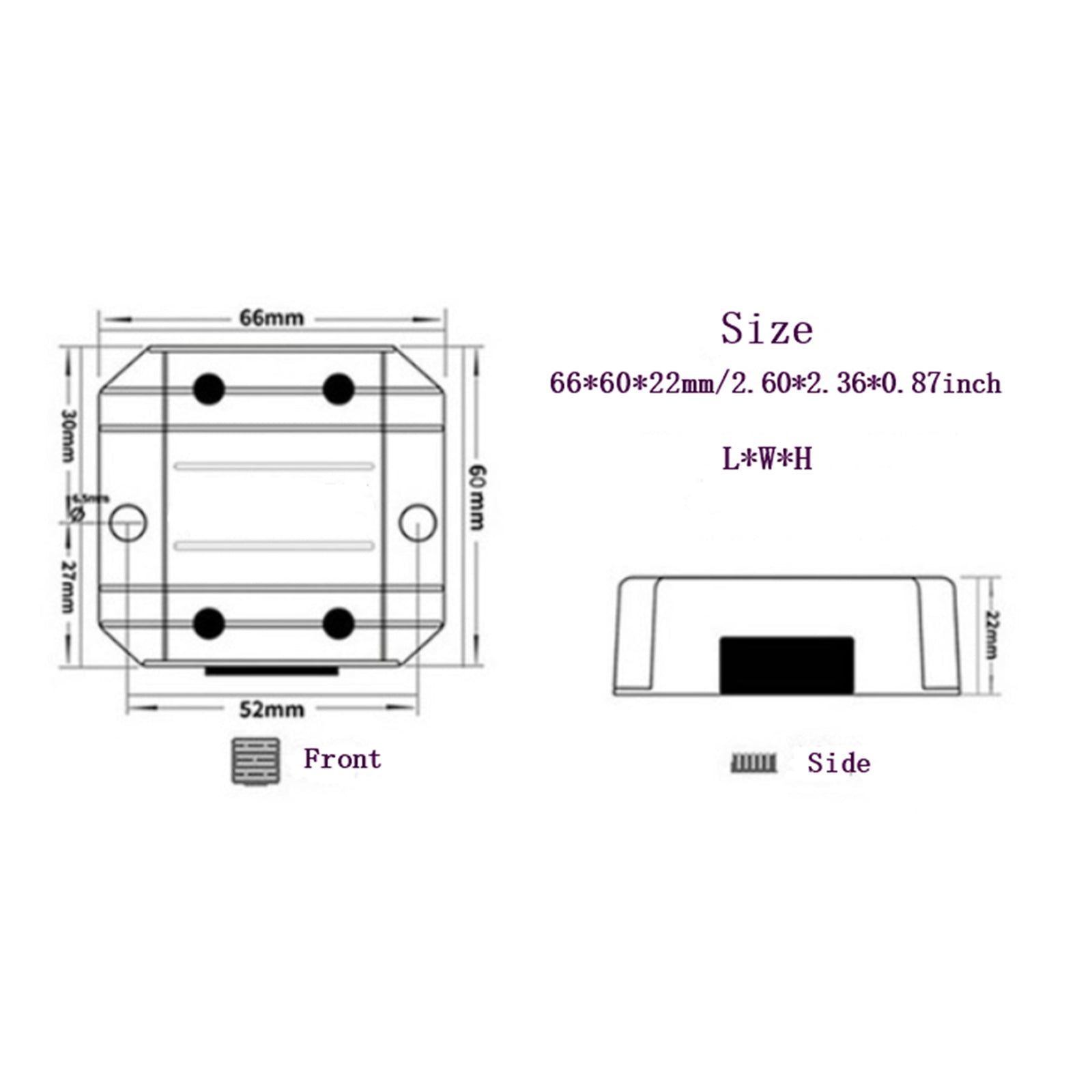 DC-DC 12V-13.8V 3A 41.4W تصعيد محول لإمداد الطاقة منظم مقاوم للماء