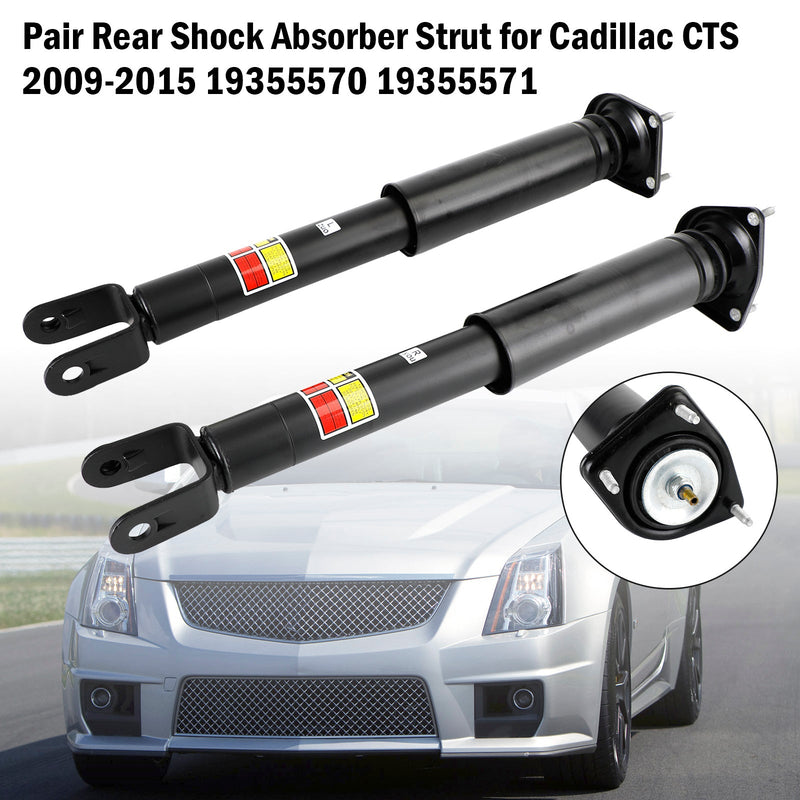 Cadillac CTS 2009-2015 Par Amortiguador trasero con eléctrico 25849149 19355570 25849150 19355571