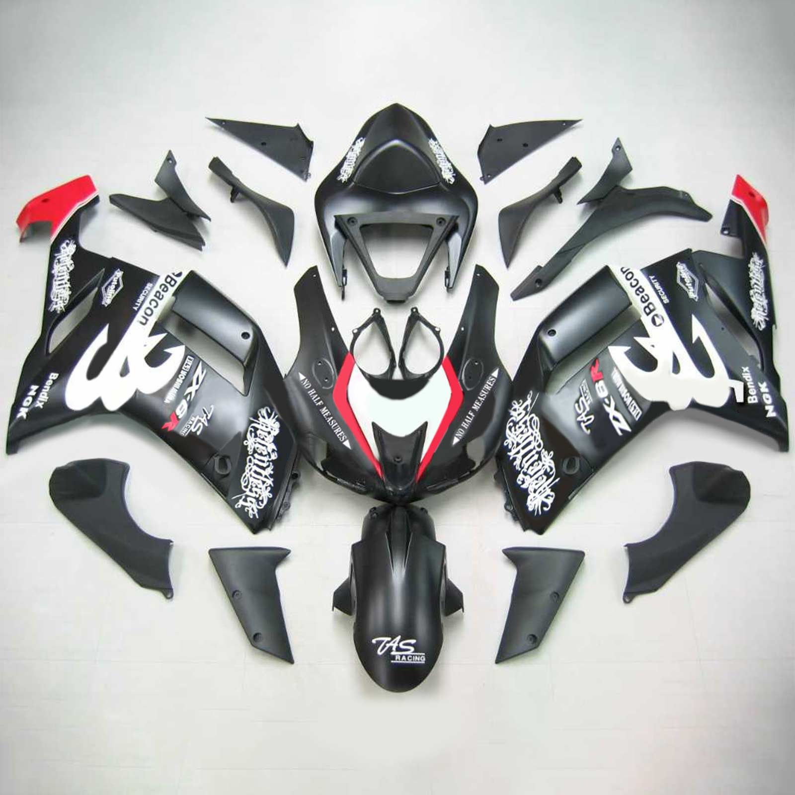 Fairing Kit For Kawasaki ZX6R 636 2007-2008 Generic