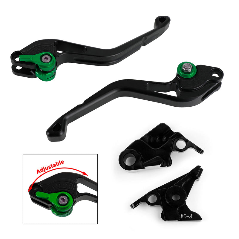 Palanca de freno de embrague corta Kawasaki ZZR600 ZXR400 Z750S ZX9R ER-5