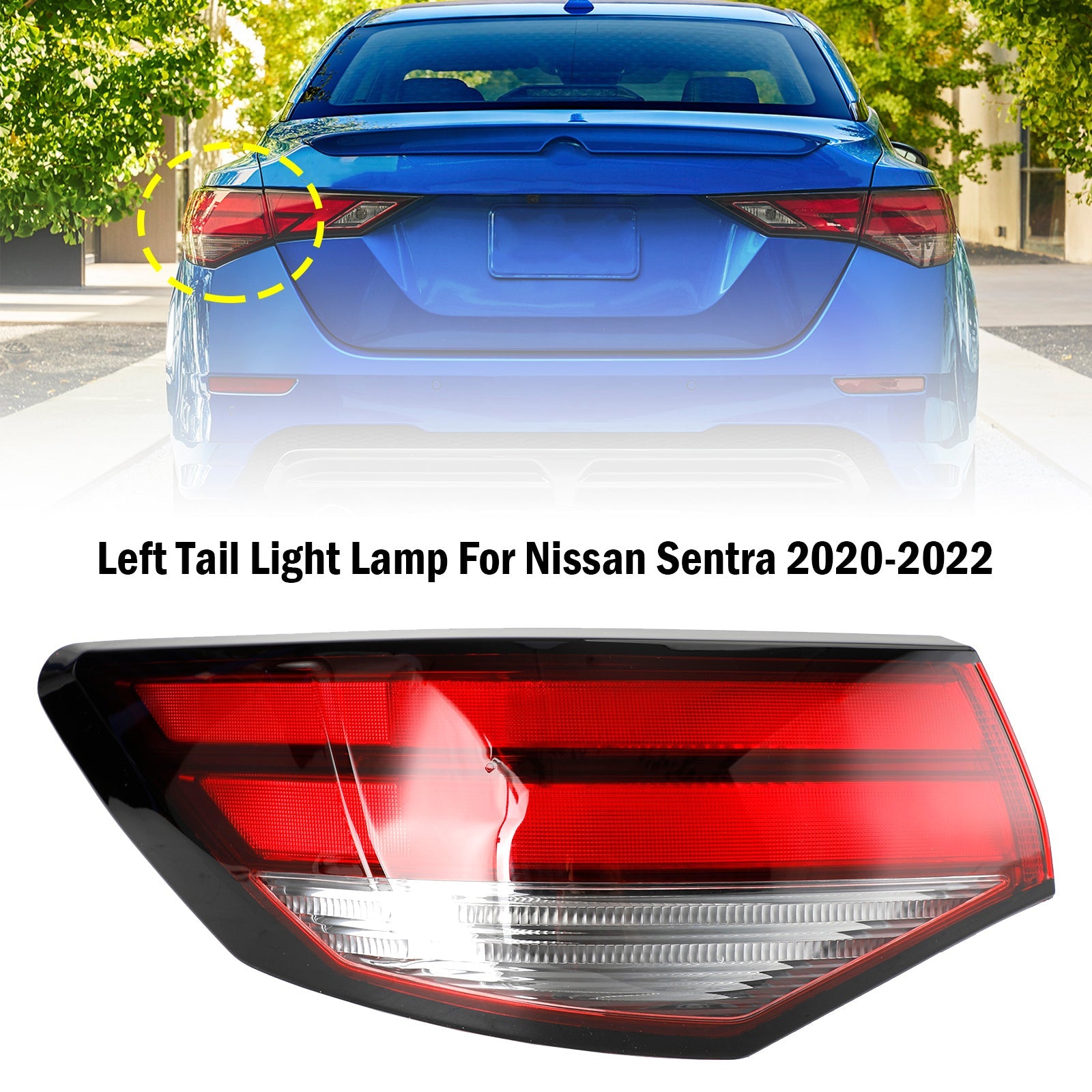 Nissan Sentra 2020-2022 Left Tail Light Lamp