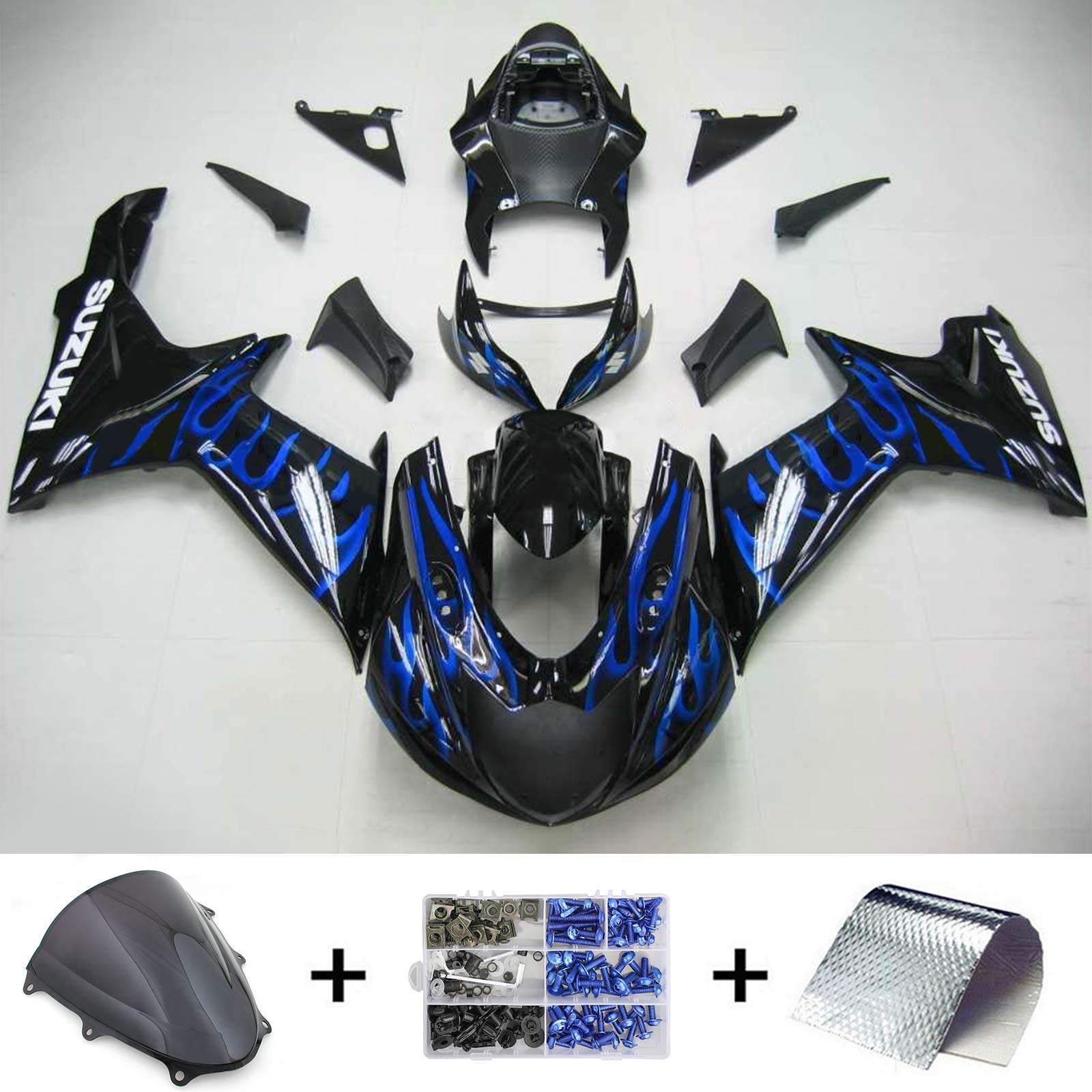 Suzuki GSXR 600/750 2011-2024 K11 Kit Carenado Carrocería Plástico ABS