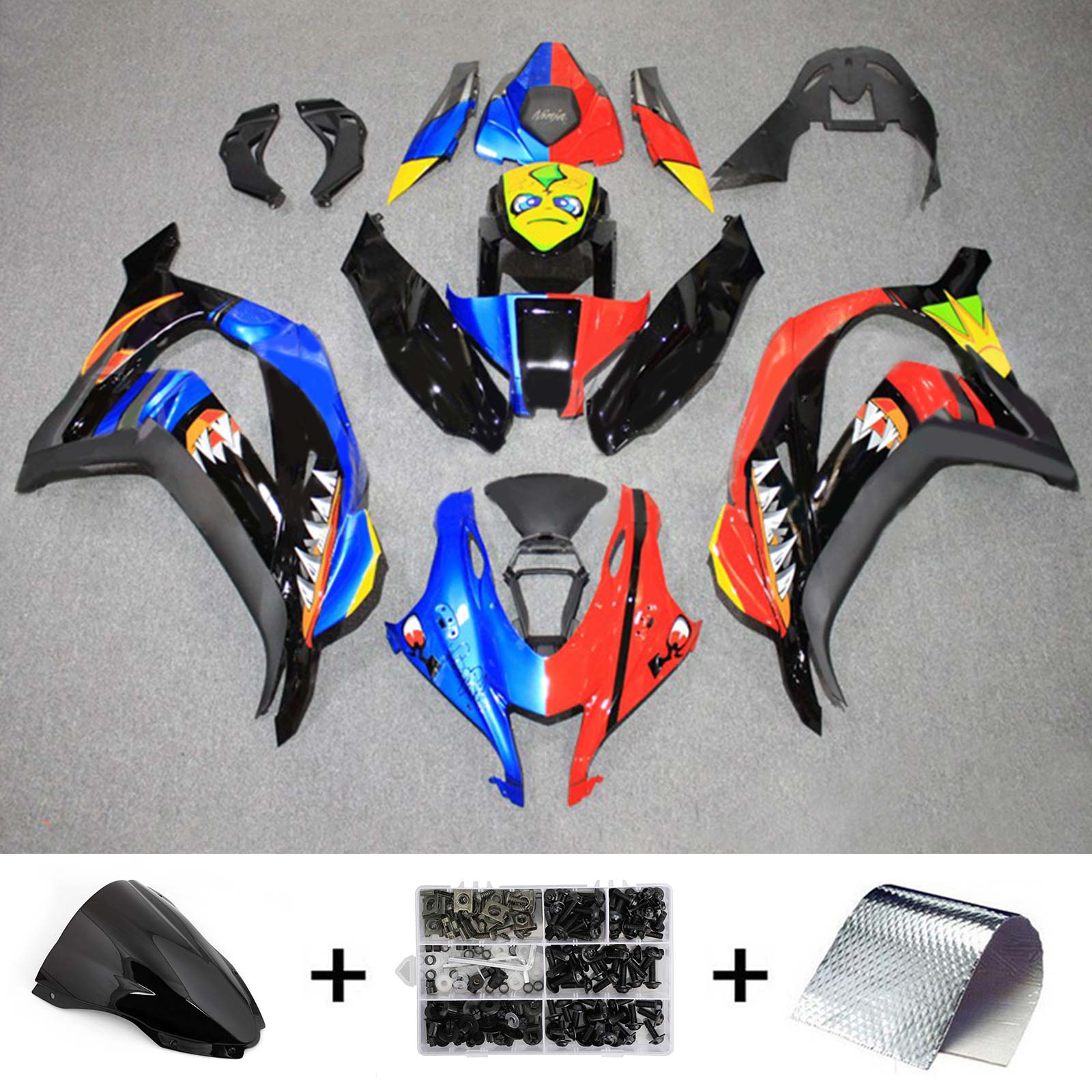 Kawasaki ZX10R 2016-2020 Fairing Kit Bodywork Plastic ABS