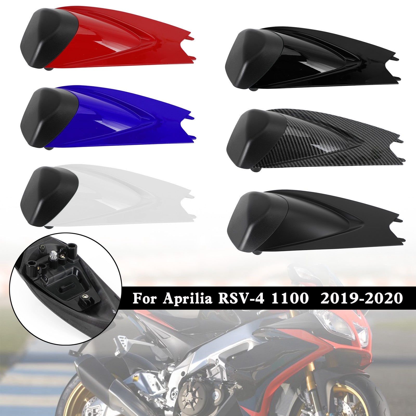 Aprilia RS4 RSV4 1000 2009-2022 Rear Seat Cover Fairing Cowl