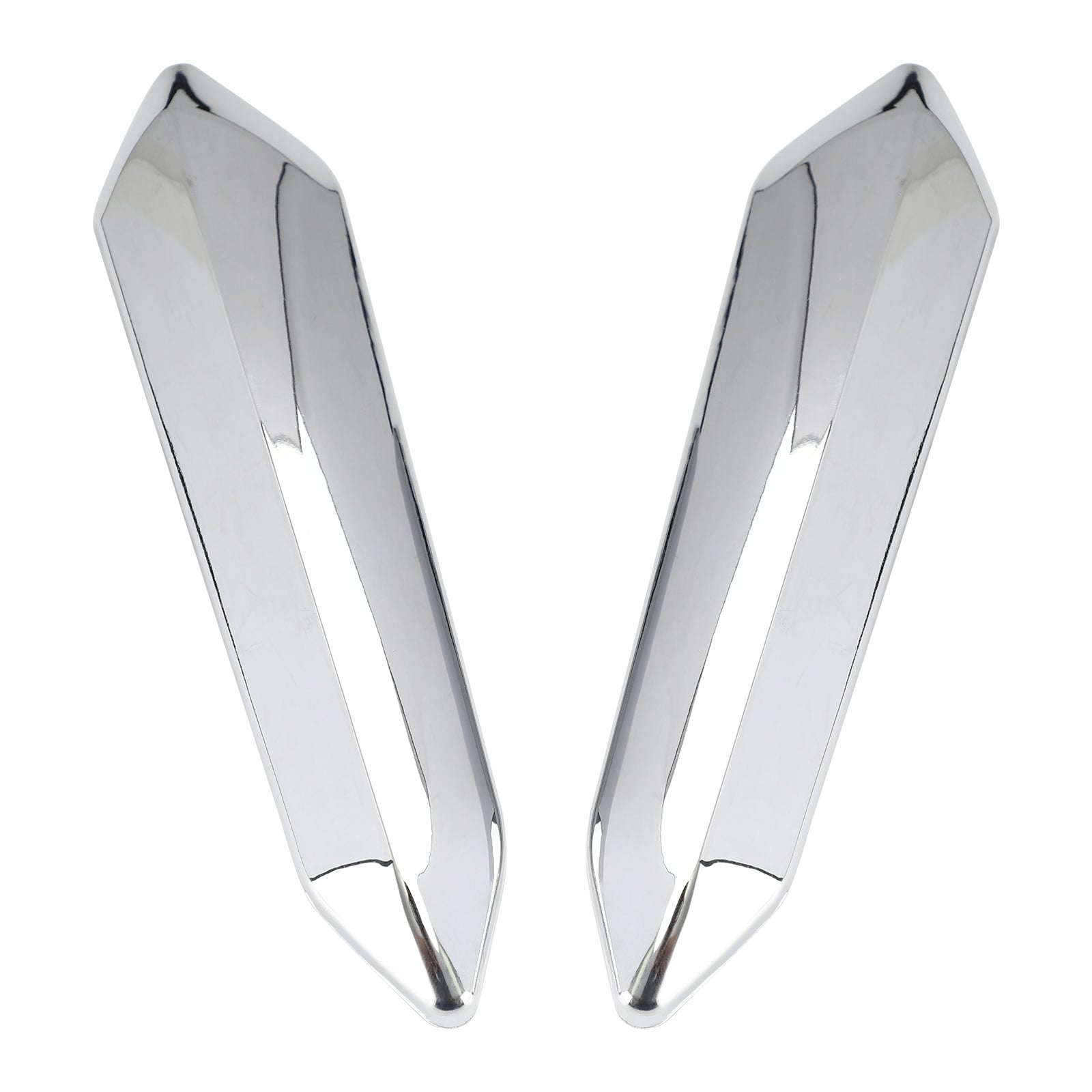 Pair Chrome Windshield Windscreen Strut Covers For Honda Goldwing GL1800 2018-2021 Generic