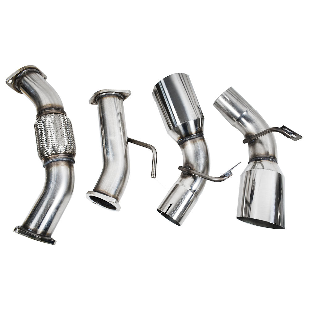 4.5" Toyota MR2 Turbo 2.0L 1991-1995 Dual Tip Muffler Catback Exhaust System