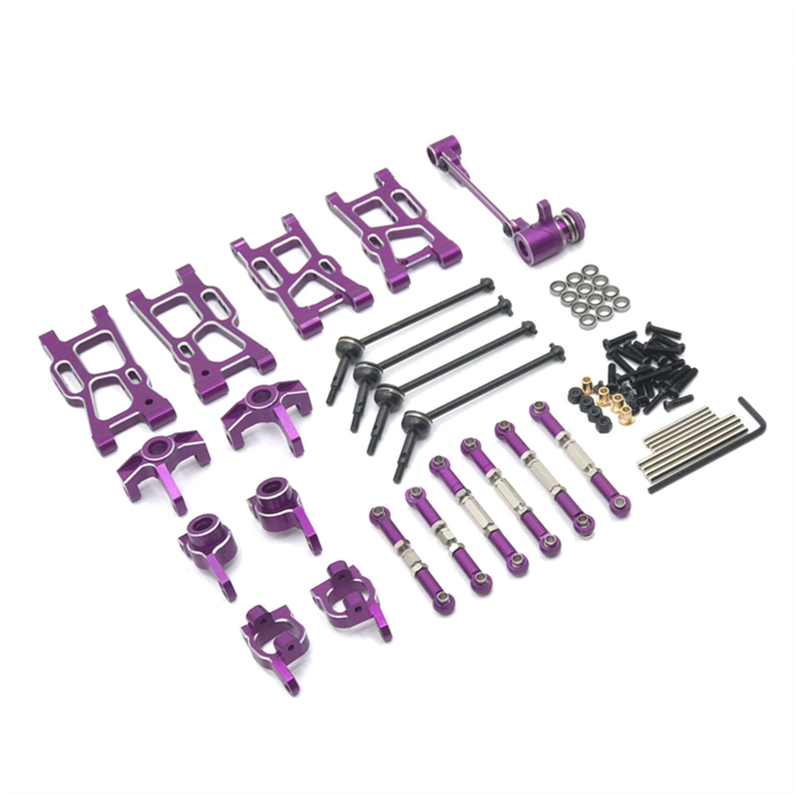 Upgrade Metal Parts For Wltoys 1:14 144001 1/12 124017 RC Car Swing Ar