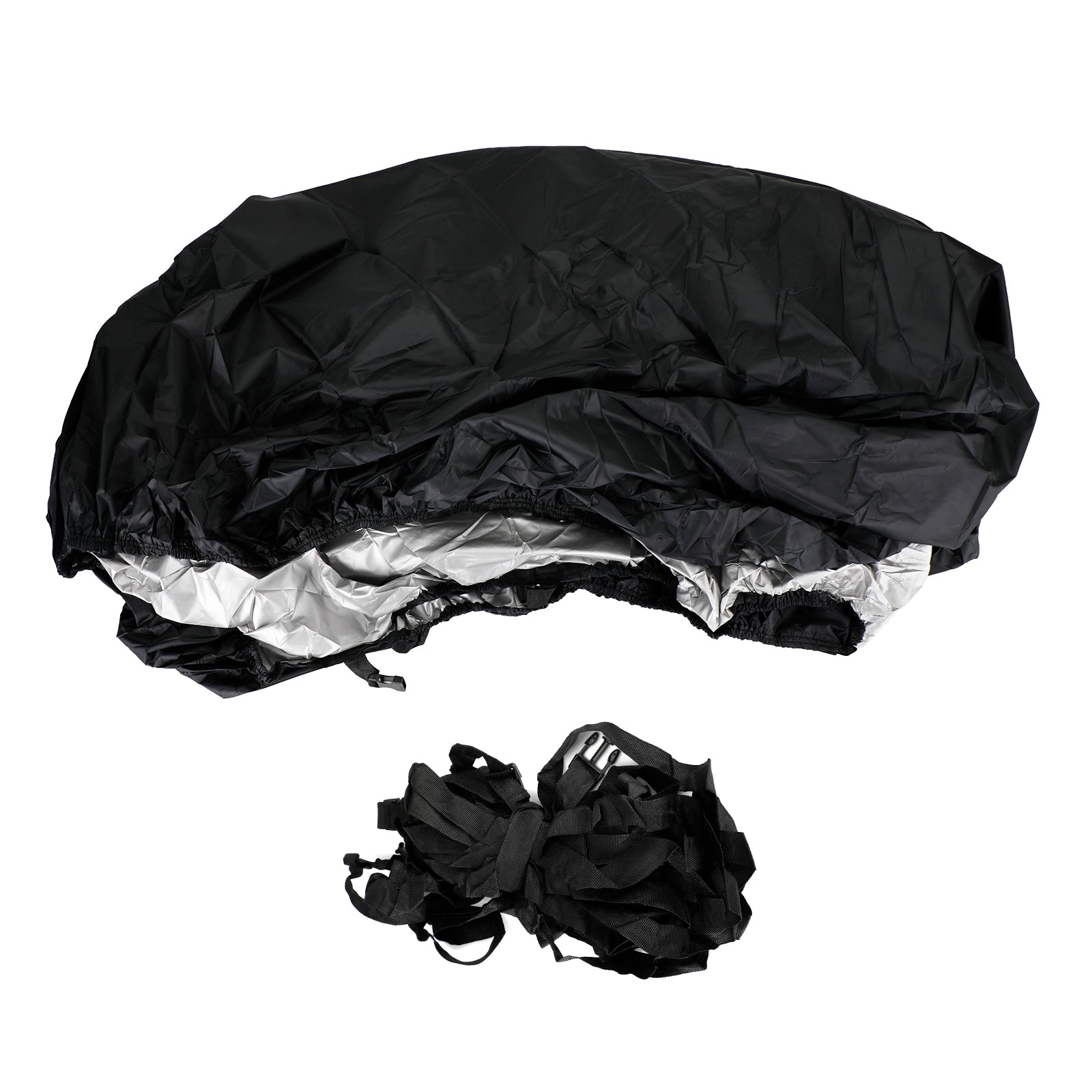 14-16 Ft Heavy Duty Waterproof Cover Black For V-Hull Trailerable Fishing Boat