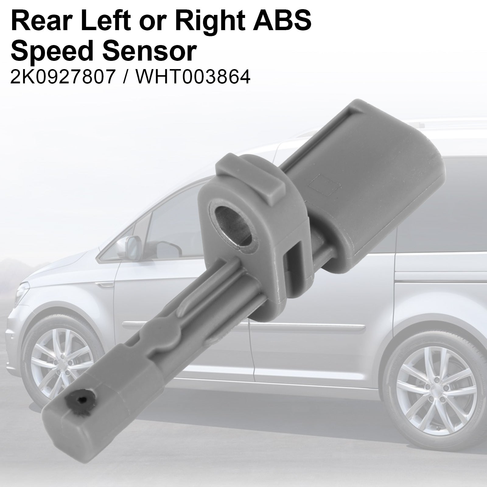 Sensor de velocidad ABS trasero izquierdo o derecho para VW Caddy Golf WHT003864 2K0927807 genérico