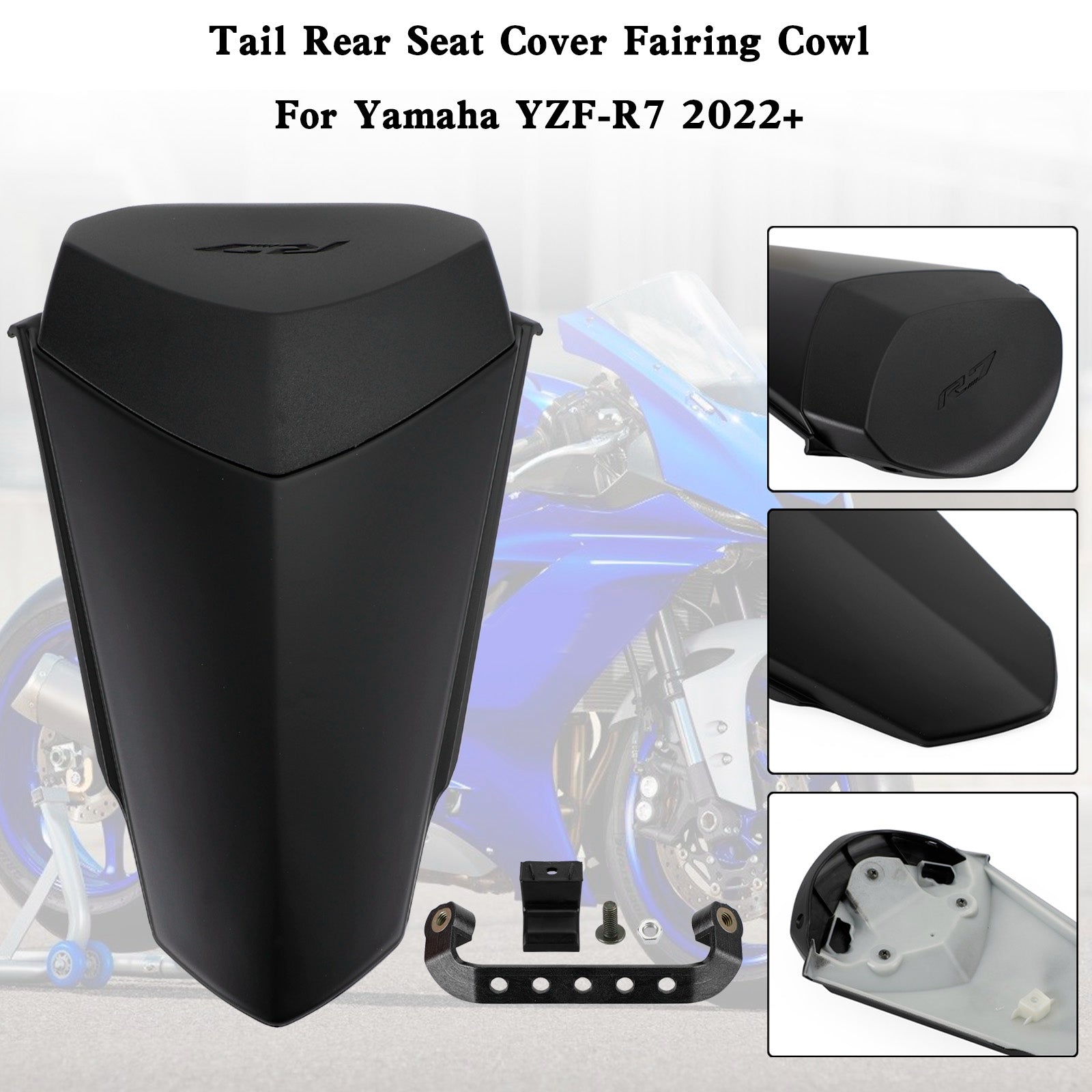 2022 2023 2024 YAMAHA YZF-R7 YZF R7 Tail Rear Seat Cover Fairing Cowl