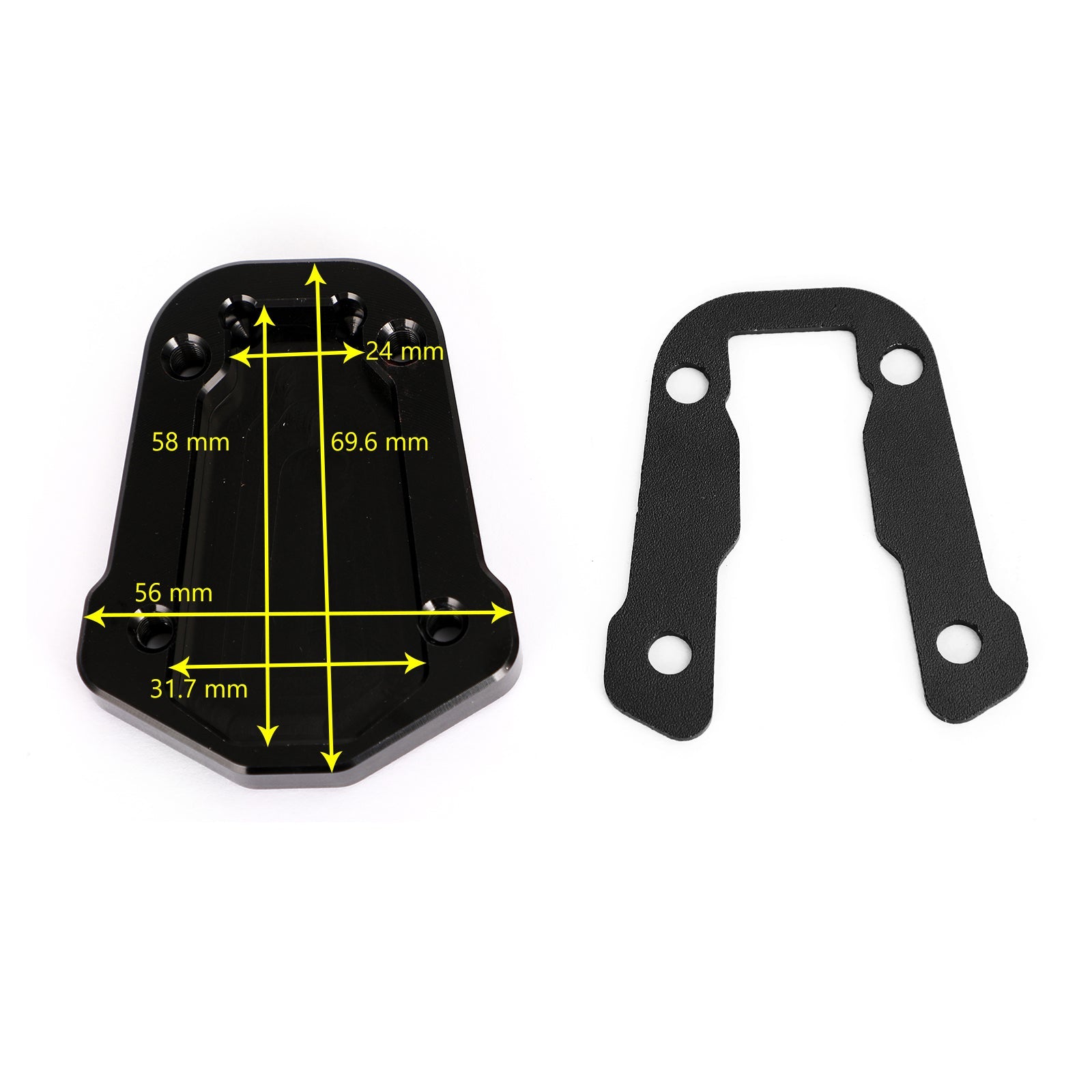 Kickstand Enlarge Plate Pad fit for HONDA CRF300L CRF300 Rally 2021-2022 Generic