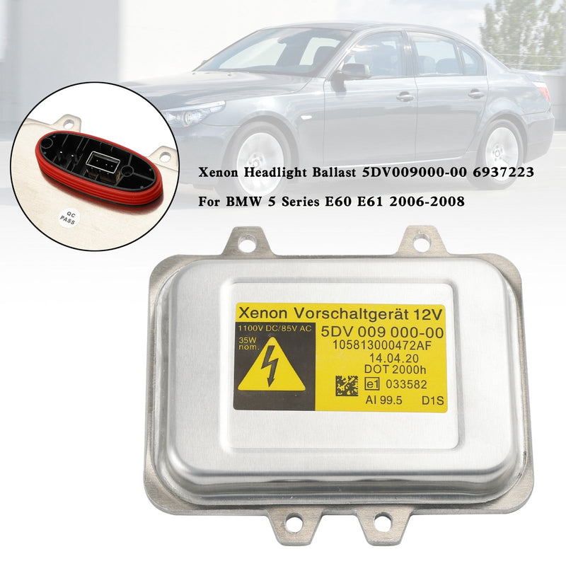 BMW Serie 5 E60 E61 2006-2008 Balastro de faro de xenón 5DV009000-00 6937223