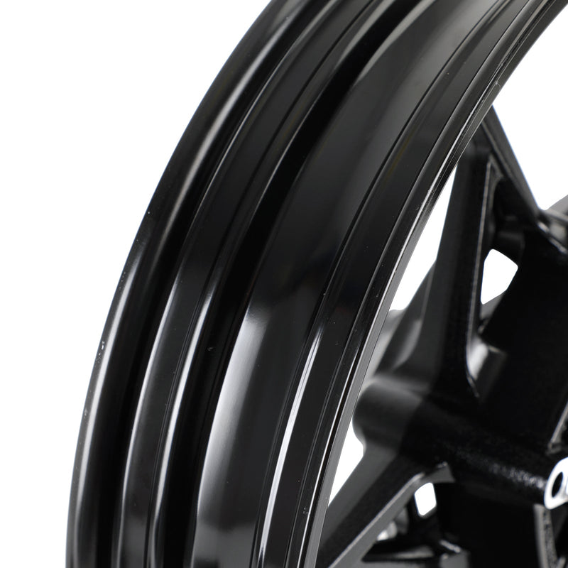 Glossy Black Front Wheel Rim For Kawasaki Z400 EX400 Ninja 400 ABS 2018-2022 Generic