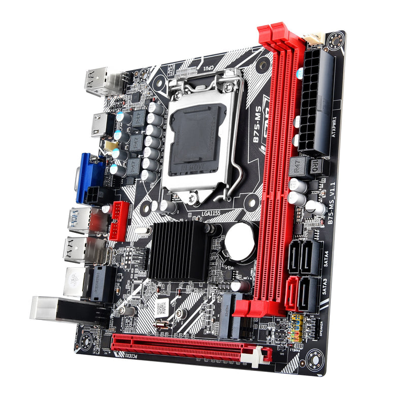 اللوحة الأم B75-MS LGA 1155 تدعم 2 * DDR3 USB3.0 SATA3 NVME WIFI Bluetooth