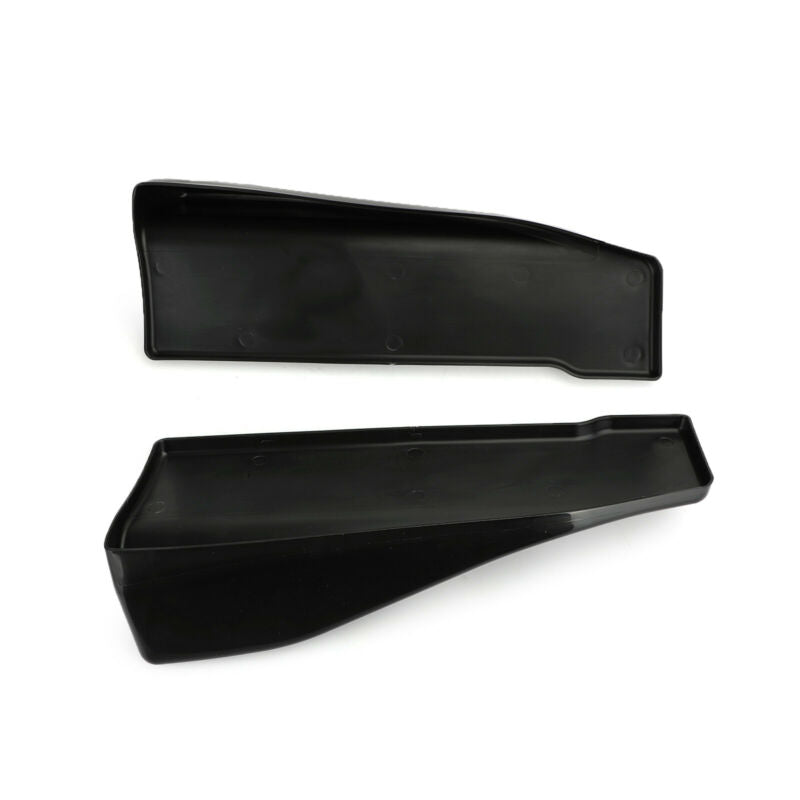 2pcs 35cm Skirt Spoiler Rear Lip Extension Rocker Splitters Winglet Wings Black Generic