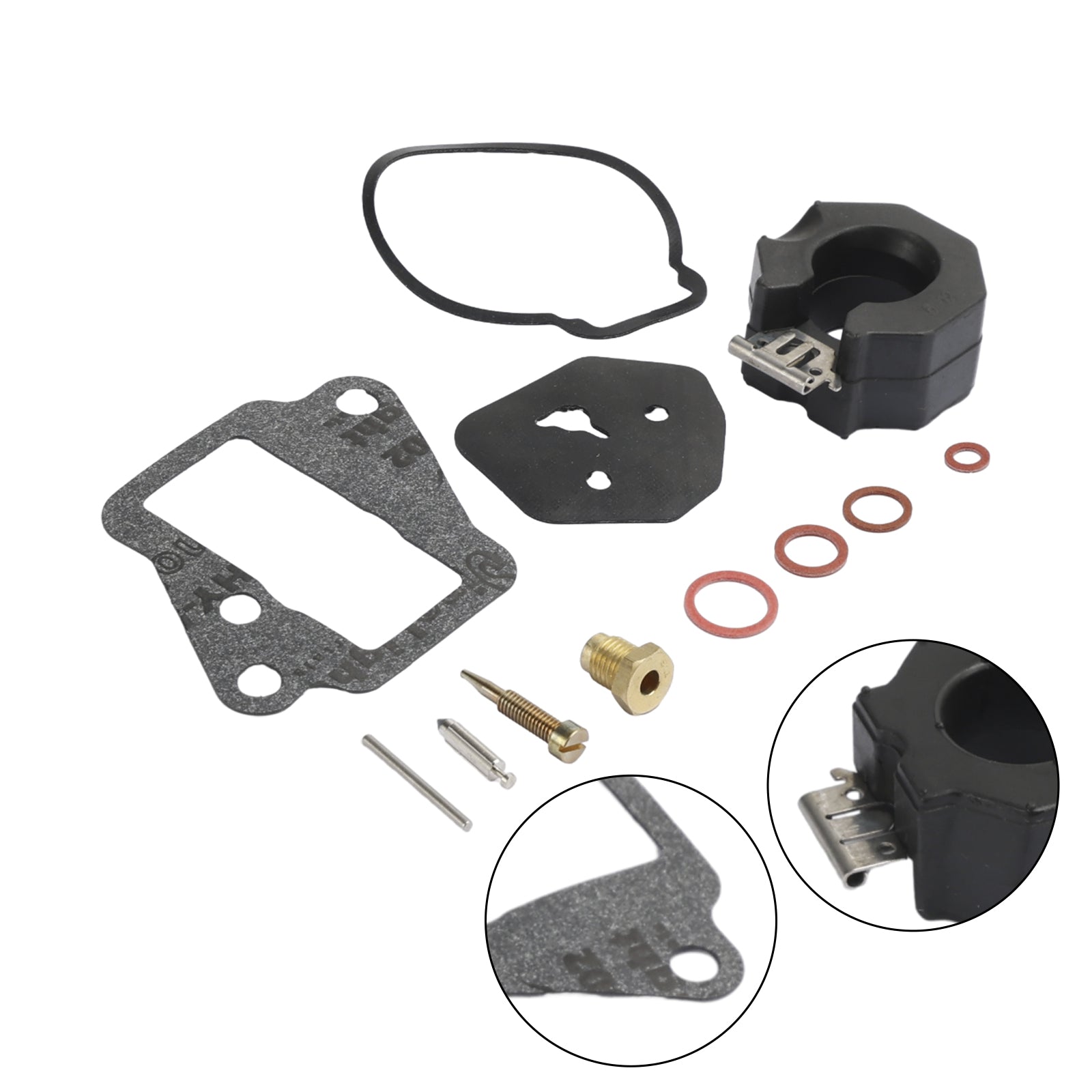 Carburetor Carb Rebuild Kit for Yamaha 9.9HP 1986-1995 15HP 1984-1992 6E7-W0093