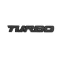 Metal 3D Turbo Logo Car Emblem Badge Sticker Tronco Parachoques Calcomanía Plata Genérico