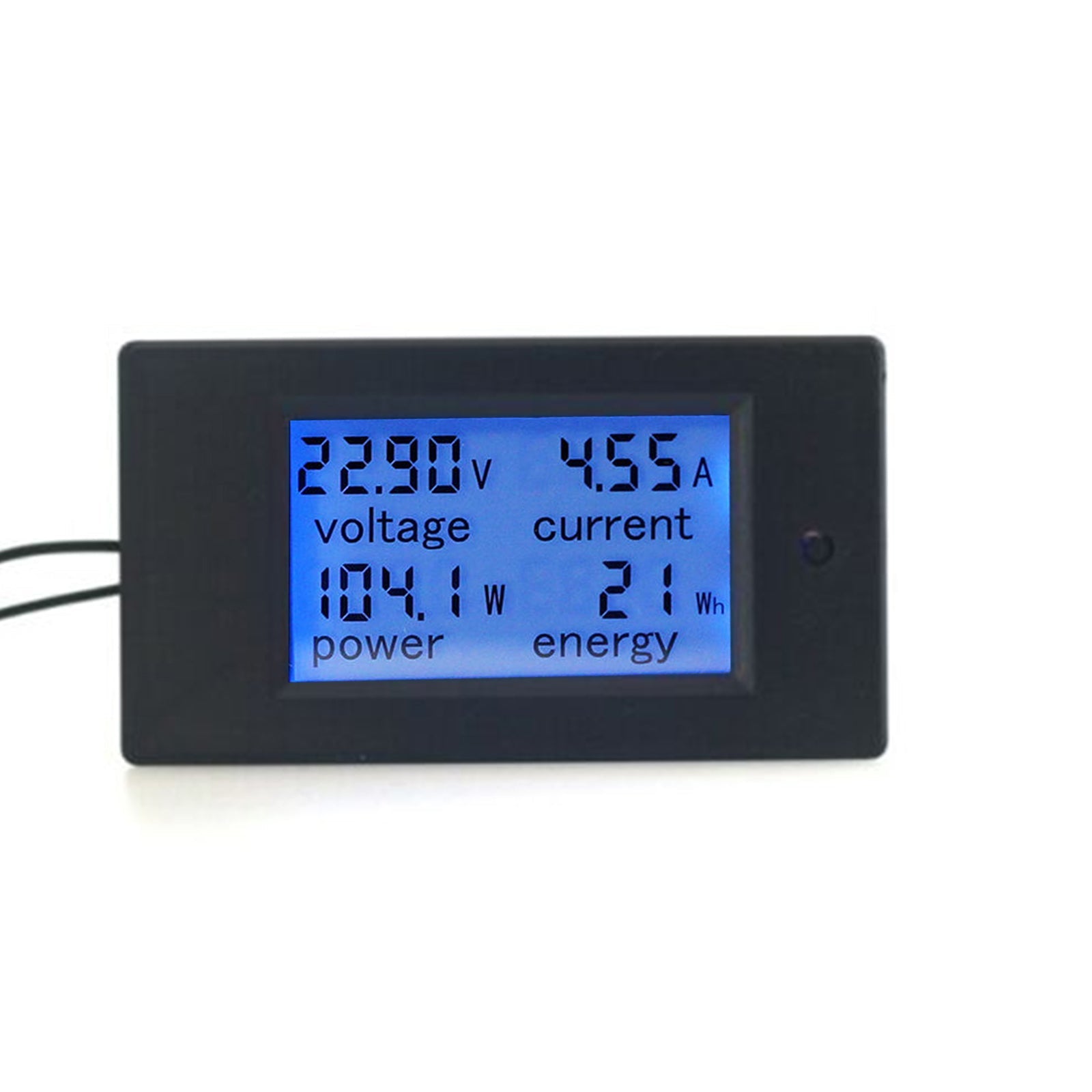 DC 20A 100V LCD Digital Volt Voltage Watt Current Power Meter Ammeter Voltmeter