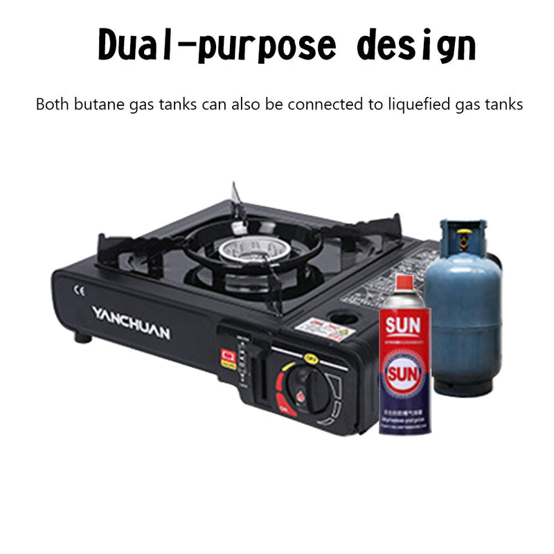 Butano/tanque de gas licuado estufa de Camping de Gas de doble propósito estufa de mesa