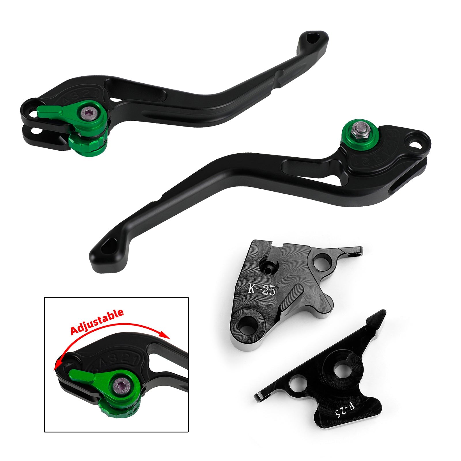 Kawasaki Ninja 250R 400 /Z300 Z250SL NEW Short Clutch Brake Lever