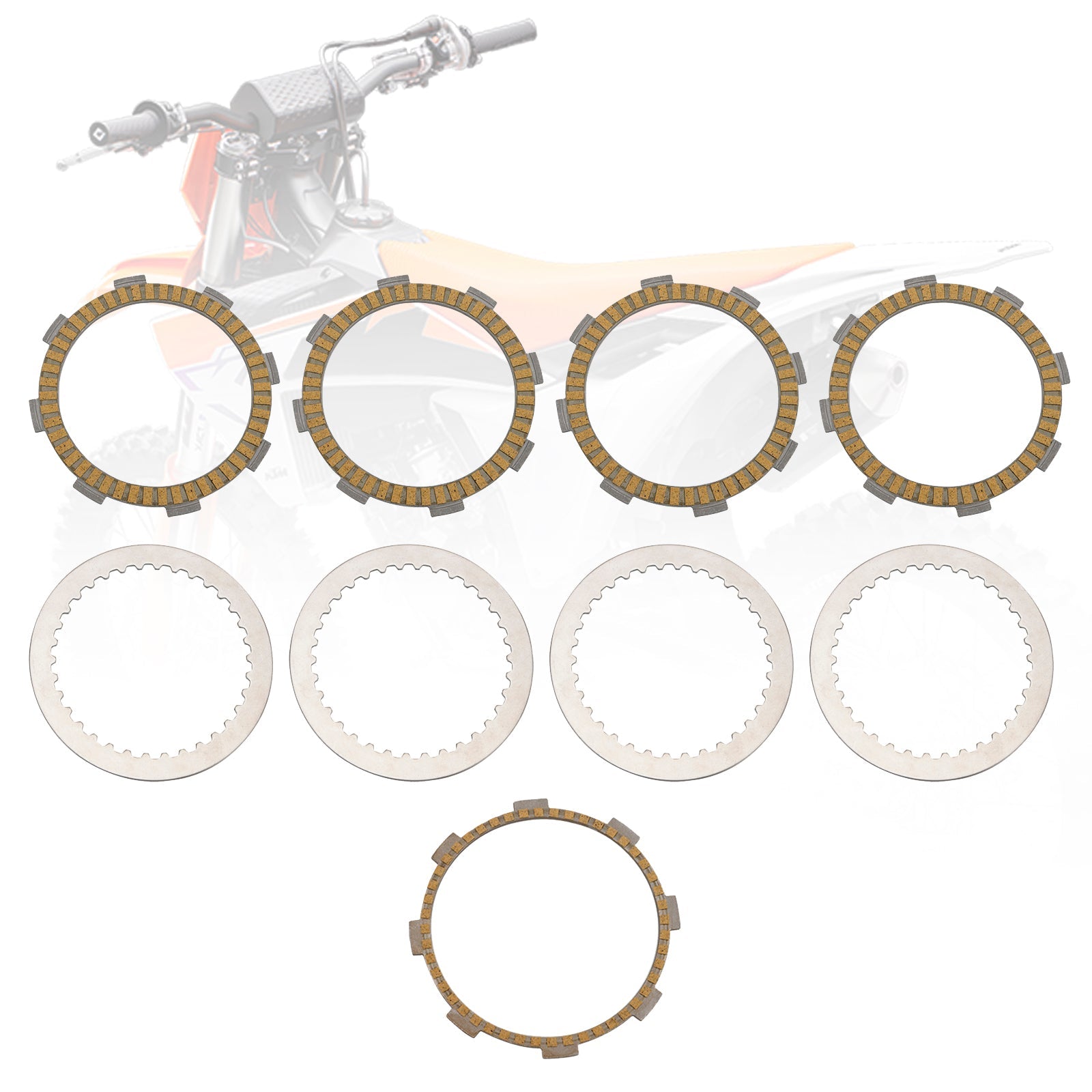 90132011000 / 90132211000 RC125 2014-2022 Clutch Friction Plate Kit Set