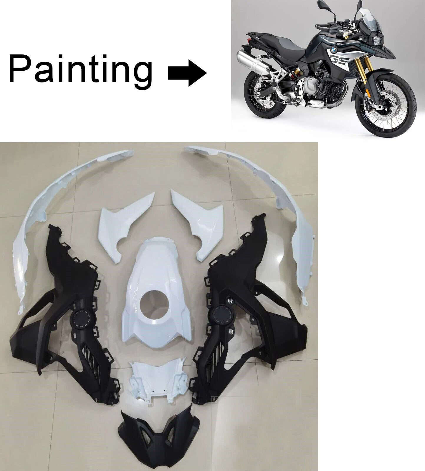 BMW F750GS F850GS 2018-2022 Fairing Kit هيكل السيارة