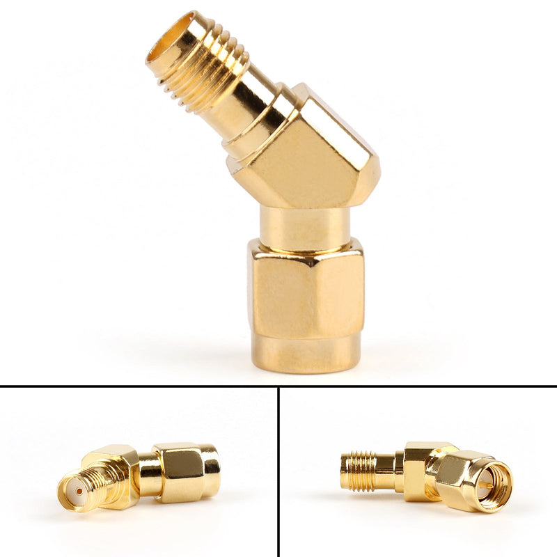 10Pcs SMA Male to SMA Female 45 Degree 135??Adapter Connector For FPV Antenna