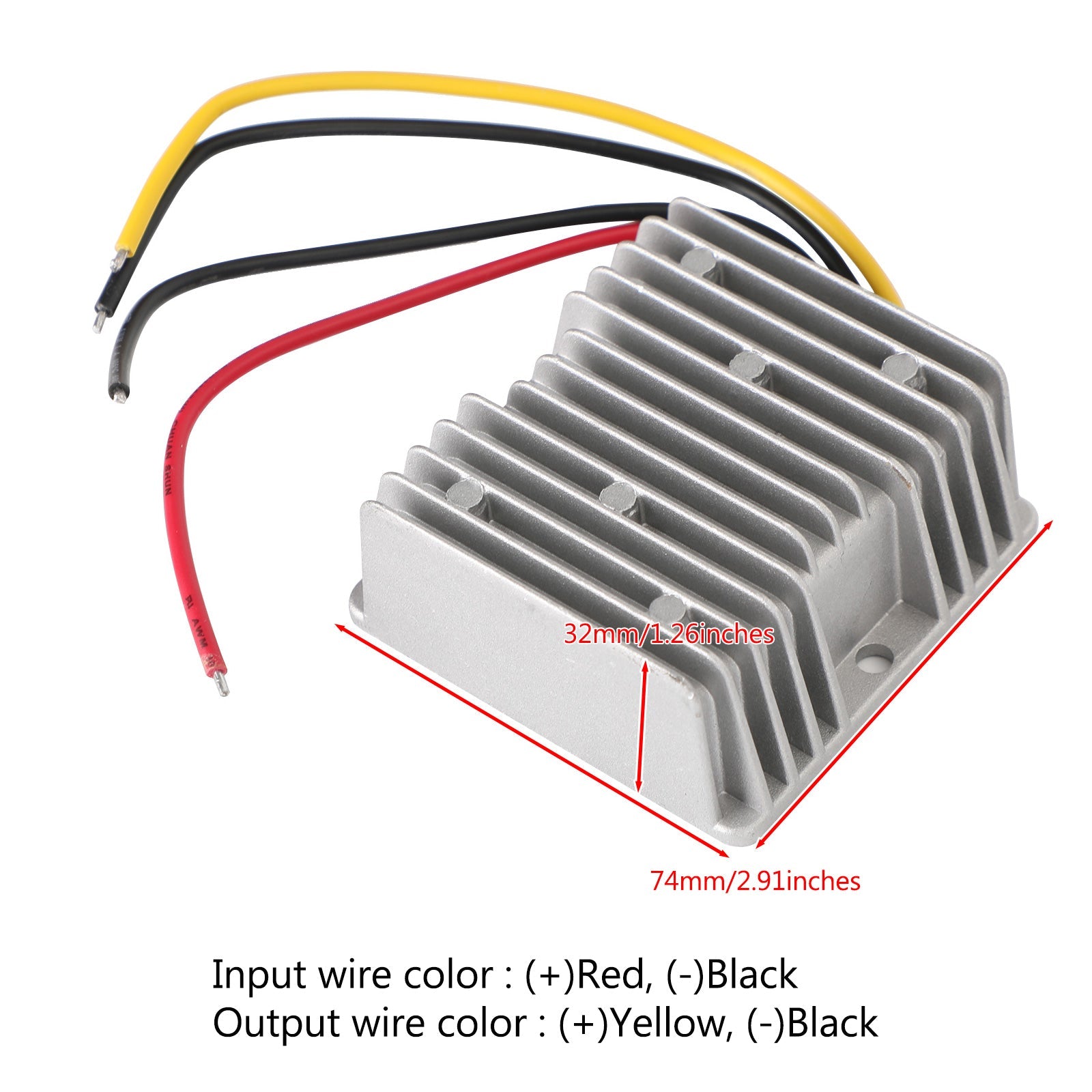 48V 10A Reducir a 24V DC-DC Convertidor Regulador reductor de voltaje 240W