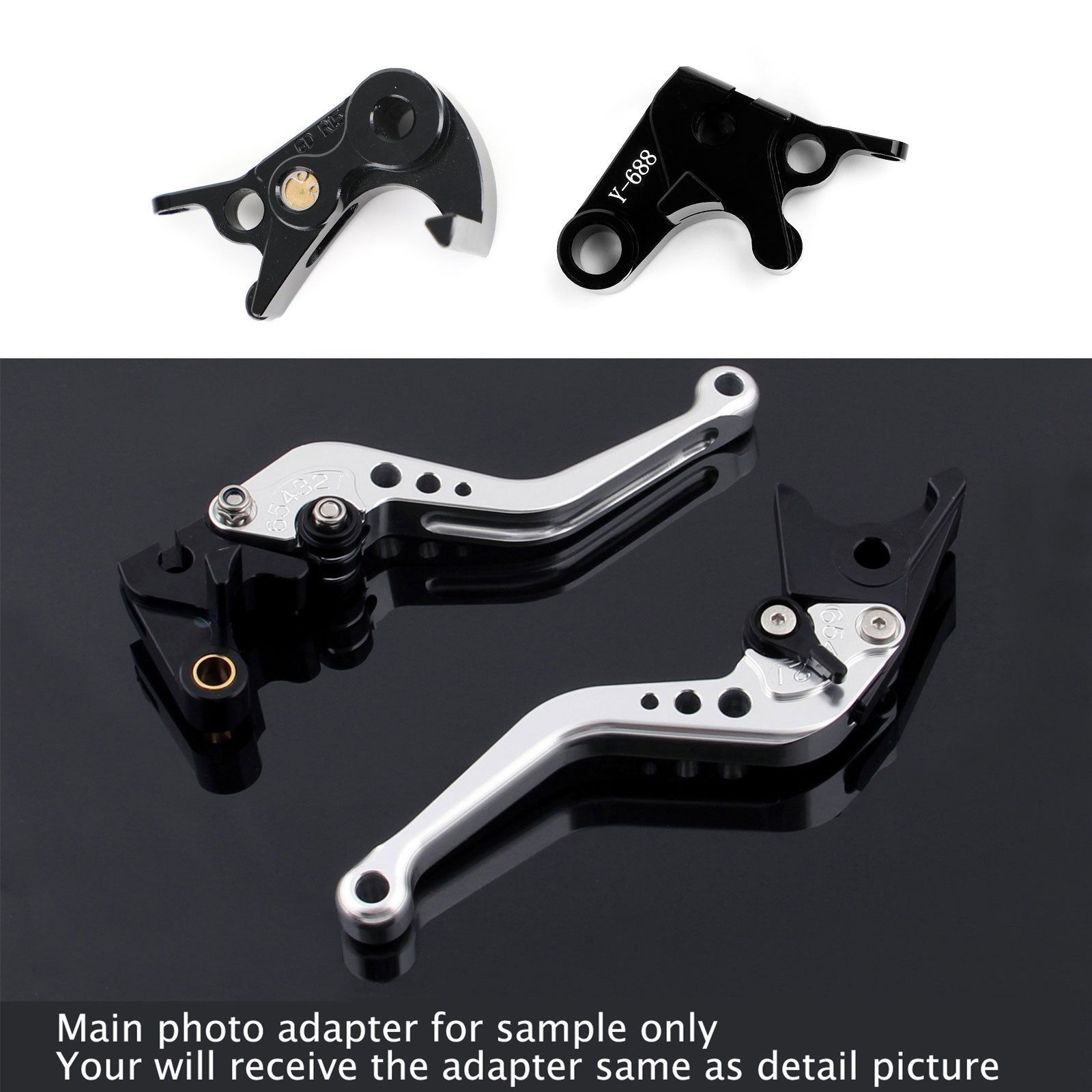 Short Clutch Brake Lever fit for Yamaha MT-09 Tracer 900/GT 21-22 YZF R6 17-20 Generic