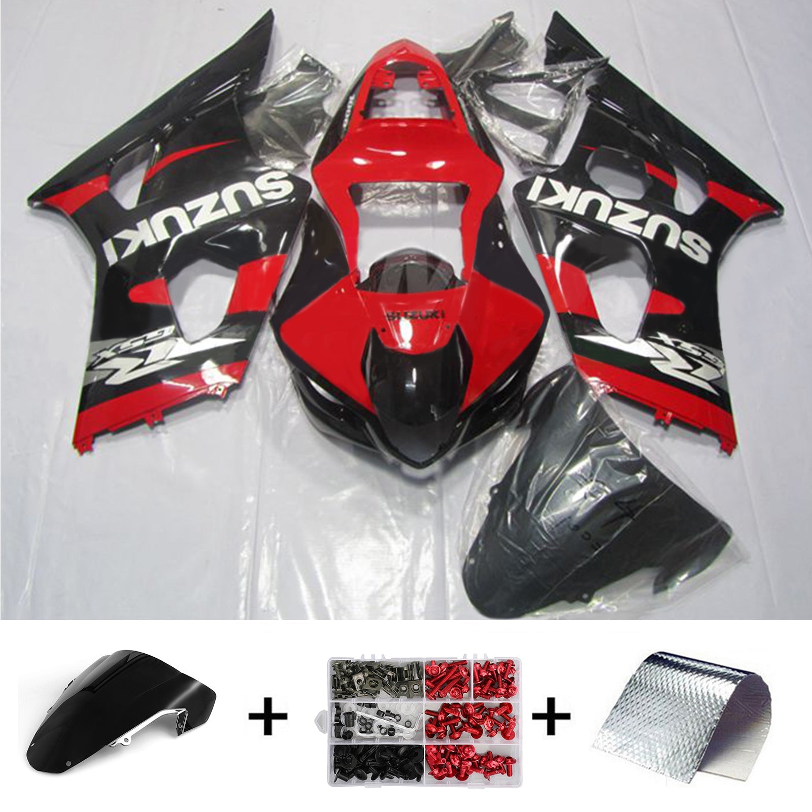 سوزوكي GSXR1000 2003-2004 K3 Fairing Kit هيكل السيارة بلاستيك ABS