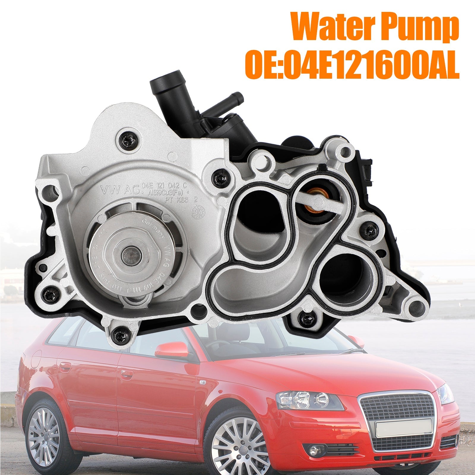 04E121600AL 04E121600BD 04E121121E 04E121042A 04E121600P 04E121600Q Coolant Pump Water Pump Housing Assembly for Audi A3 A1