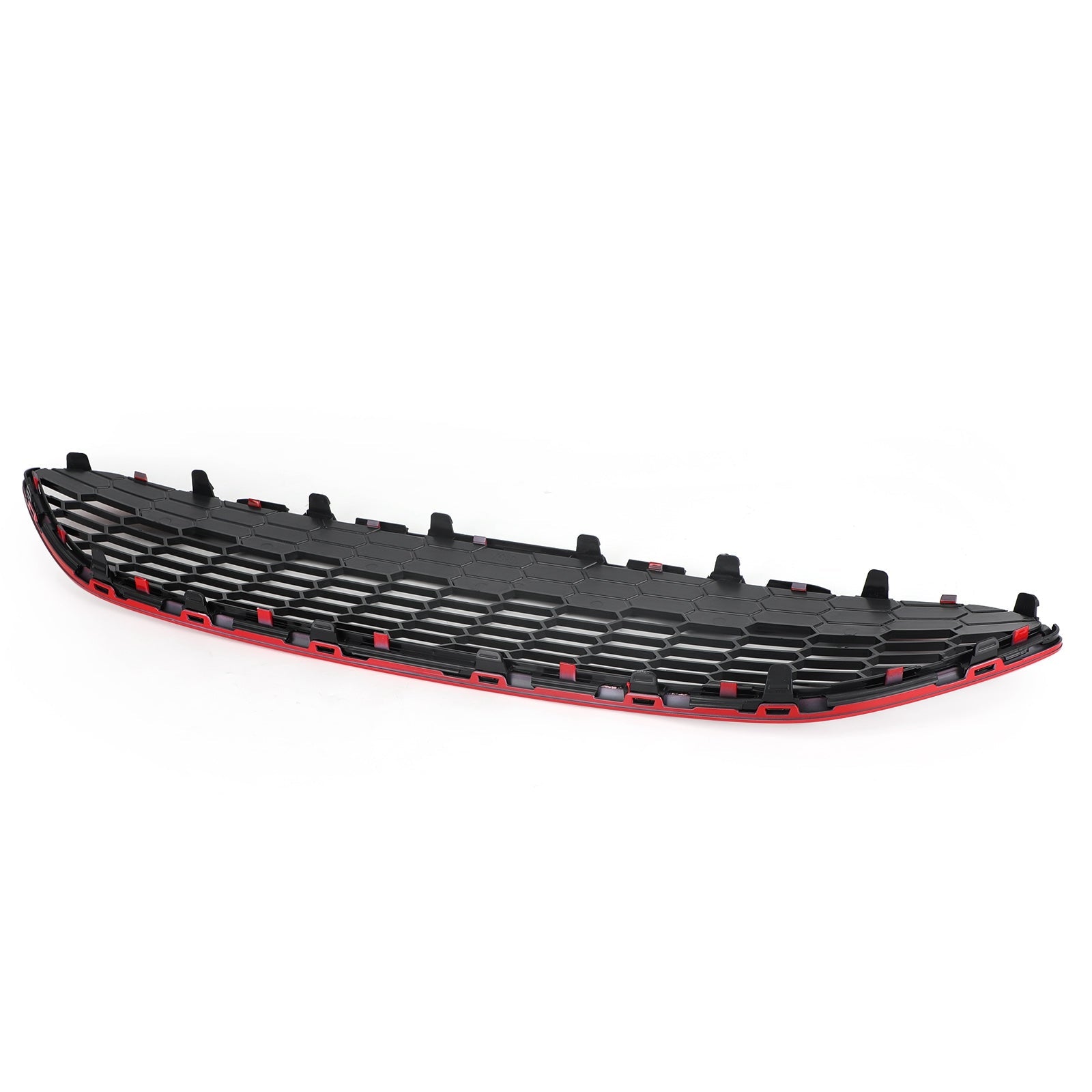 Front Bumper Grille Upper Honey Comb Fit Ford Fiesta Zetec-S 2013-2017 Red Generic