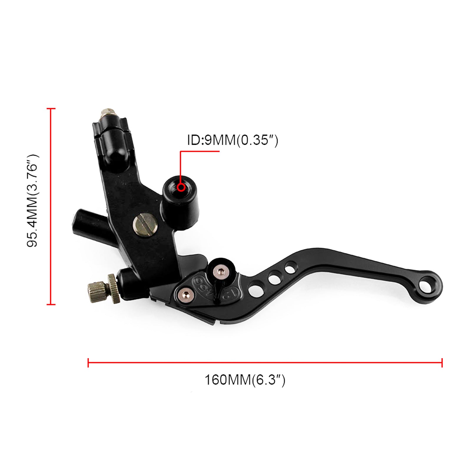 Universal 7/8'' 22mm Front Brake Clutch Master Cylinder Reservoir Levers Generic