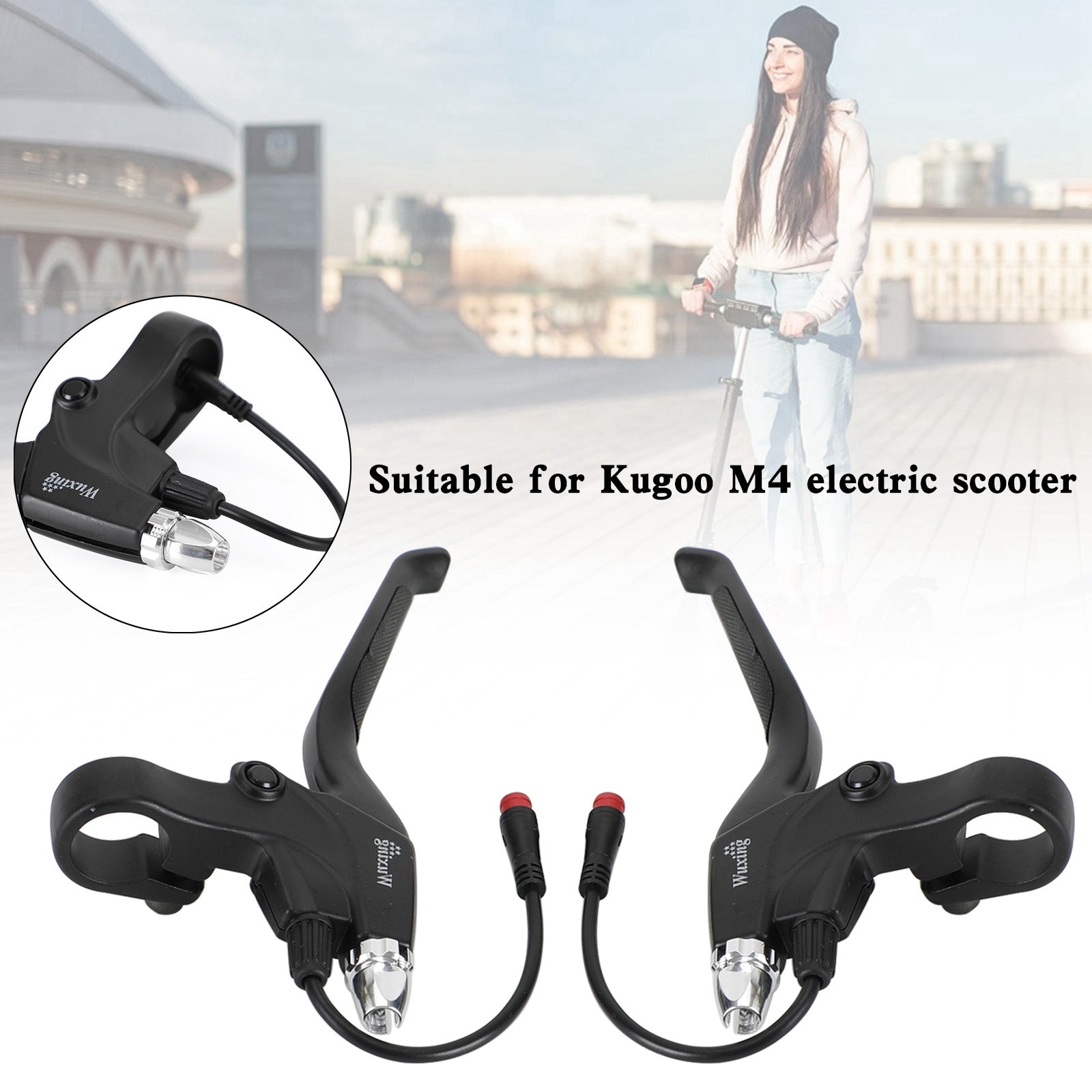 Right/Left Brake Lever Electric Scooter Handle Clutch Levers For Kugoo M4