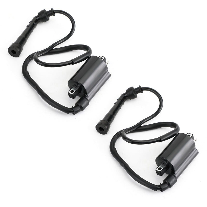 Set of 2 Ignition Coil for Kawasaki STREET BIKE EN500C Vulcan 500 Ltd 1996-2009 Generic