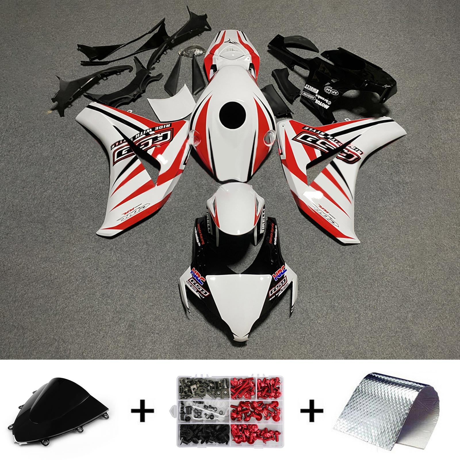 Honda CBR1000RR 2008-2011 Fairing Kit Bodywork Plastic ABS