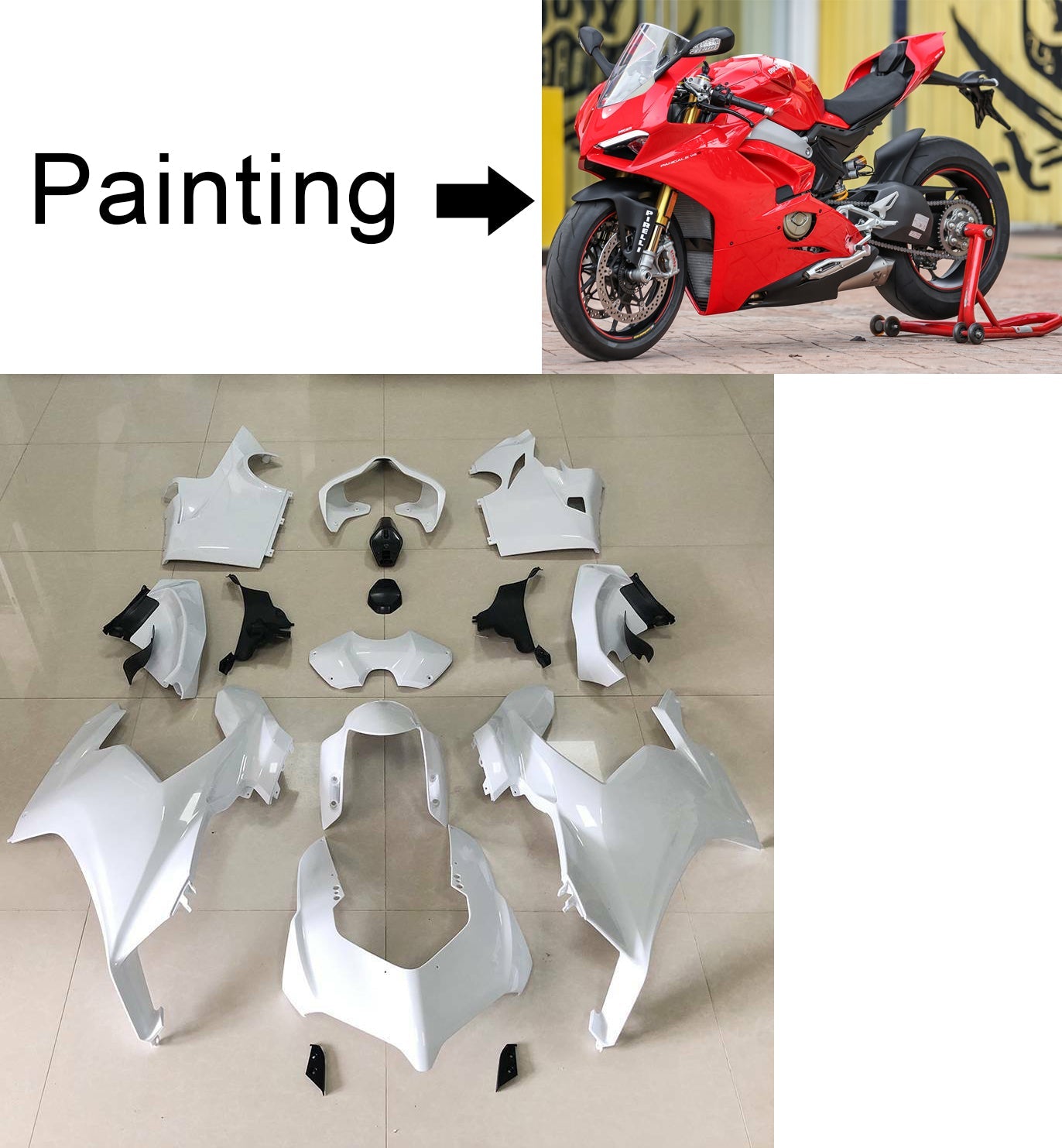 Ducati Panigale V4 V4S V4SP 2018-2019 Kit Carenado Carrocería