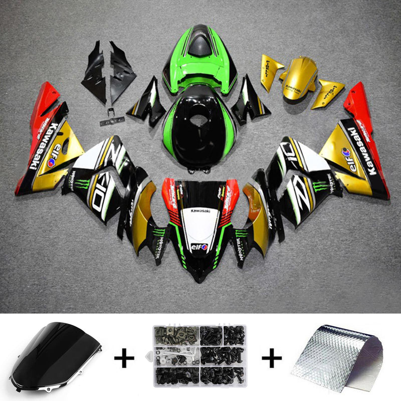 Kawasaki ZX10R 2004-2005 Fairing Kit Bodywork Plastic ABS