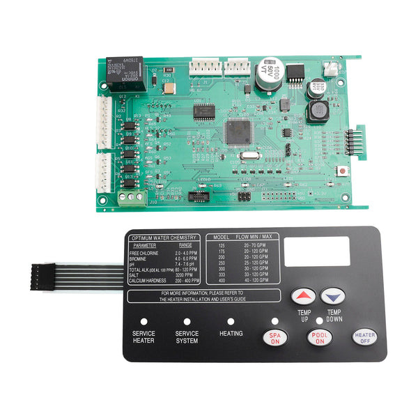 Kit de tablero de control 42002-0007S con almohadilla de interruptor 472610Z para Pentair MasterTemp NA/LP