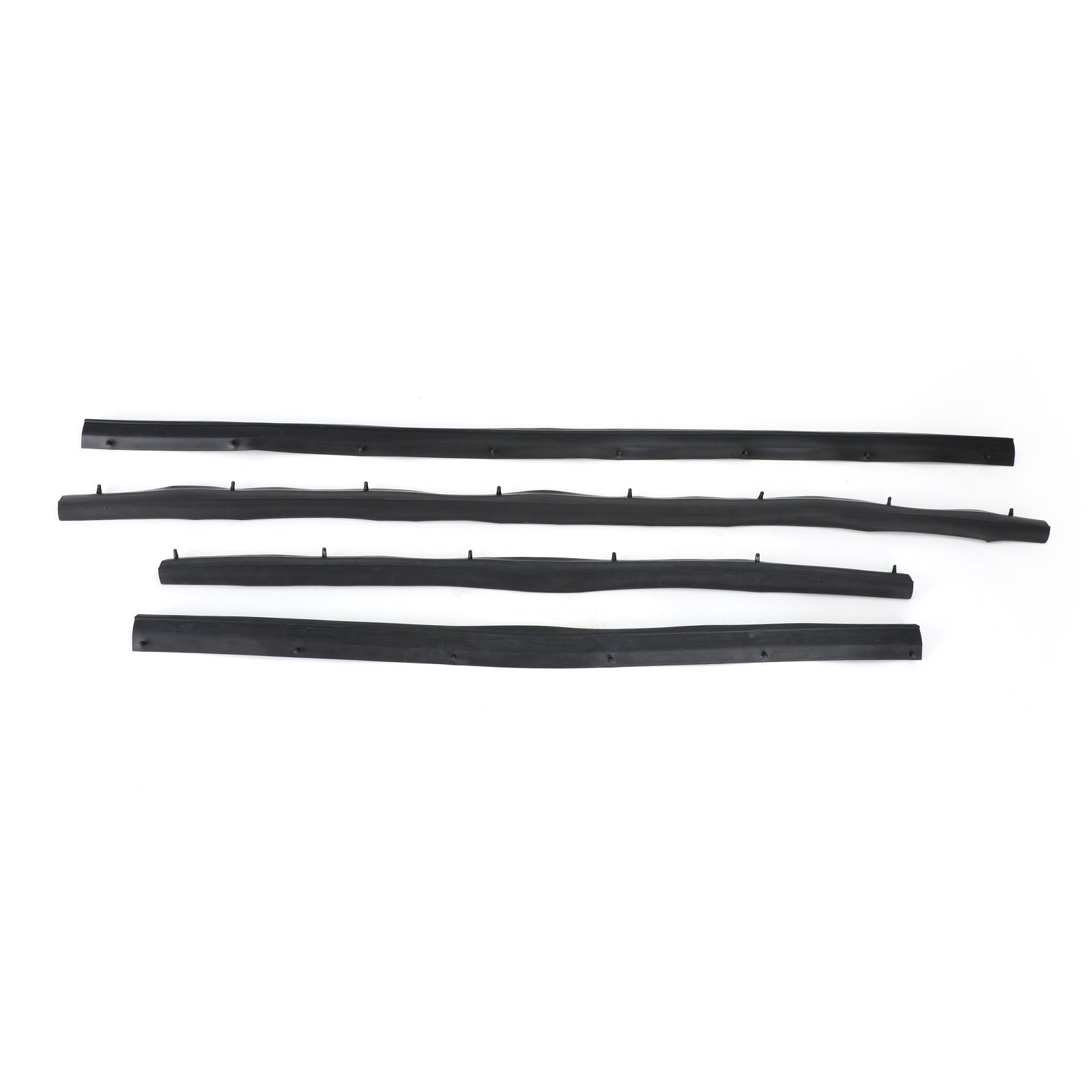 Front+Rear Lower Door Weather Strip Seal Trim For Ford F250 F350 Crew Cab 99-16 Generic