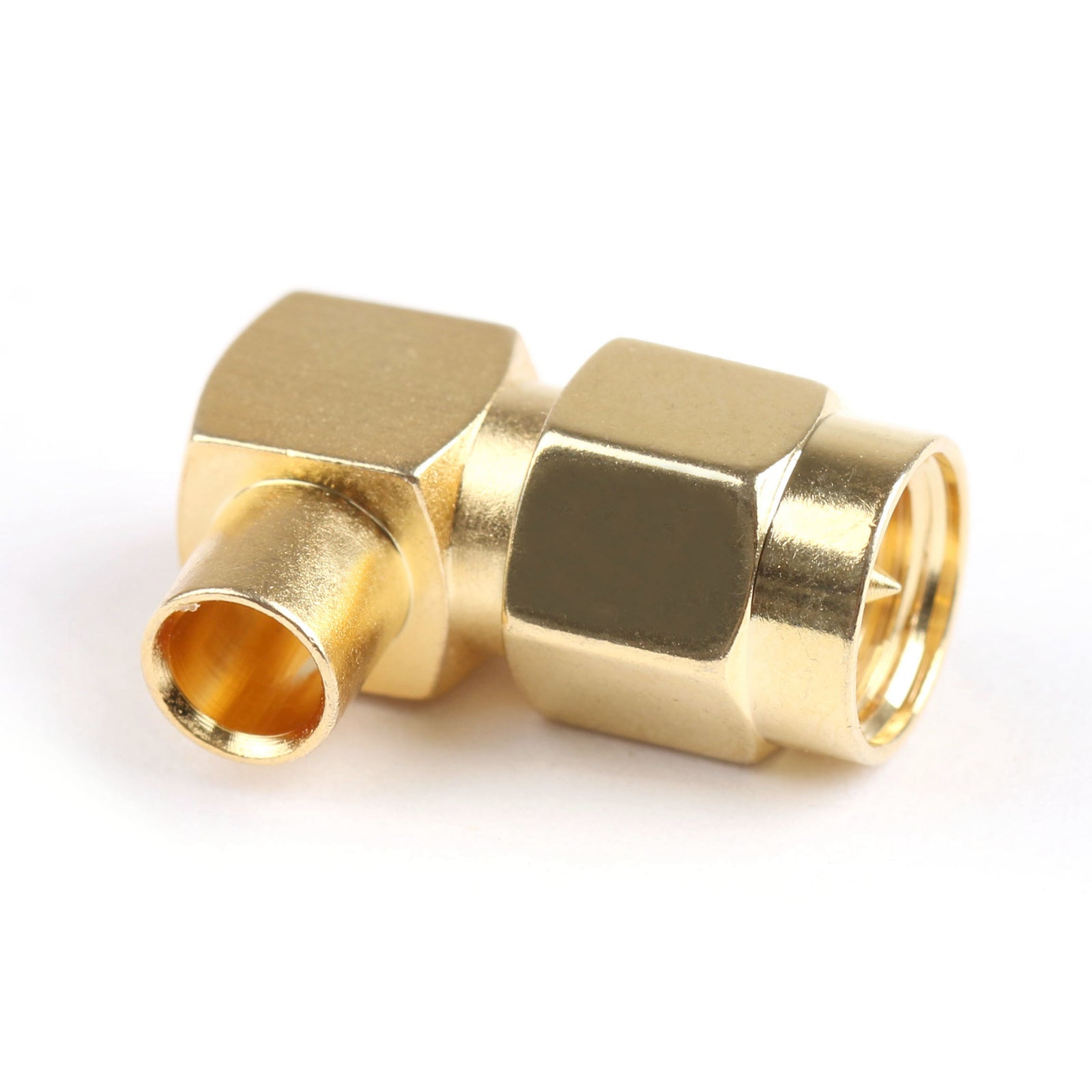 10x SMA Male Right Angle RF Coaxial Conector Plug For RG402 Semi-Flexible Cable