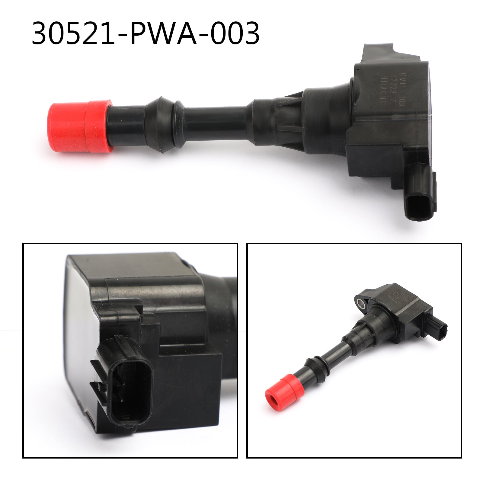 New Ignition Coil 30521-PWA-003 For Honda Civic Hybrid Sedan 2003-11 1.3L Generic