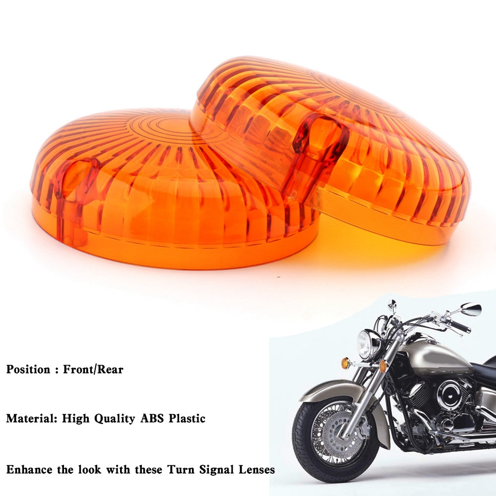 Yamaha V Star 650 1100 Vmax 1200/1700 Turn Signal Light Lens Cover