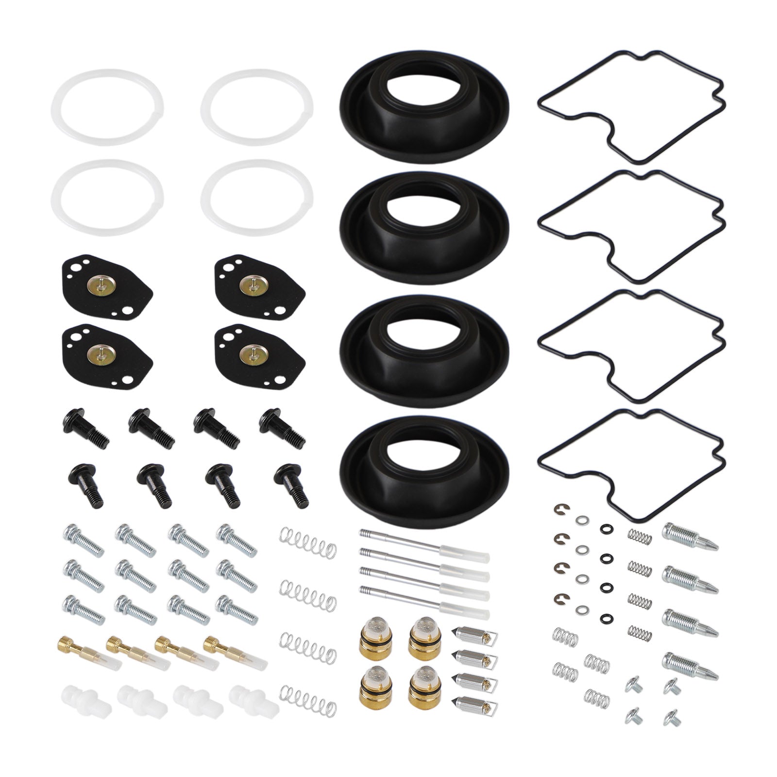 Suzuki DRZ400 DRZ400E DRZ400S DRZ400SM 4X Carburetor Rebuild Repair Kit