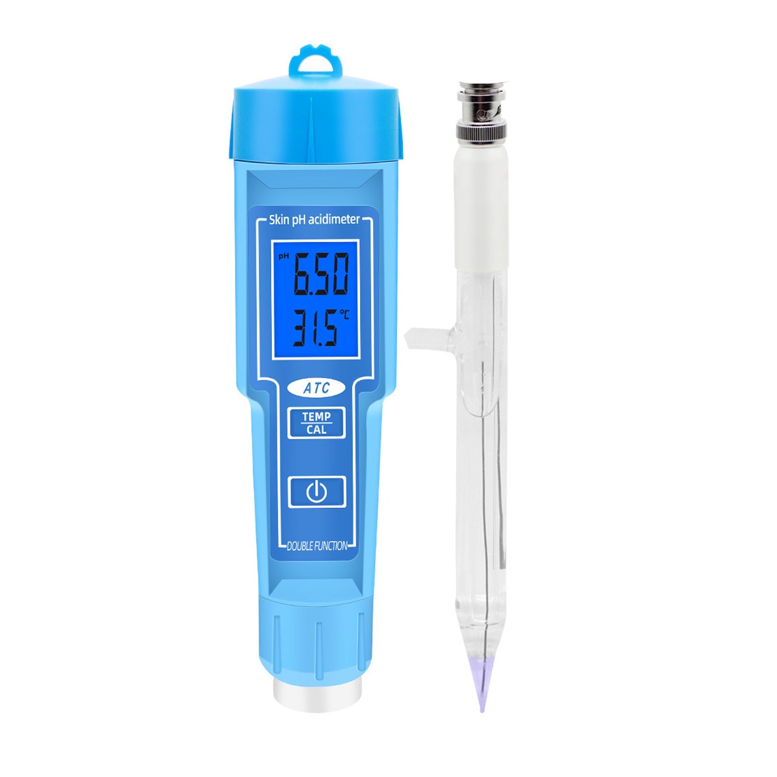 PH Meter Thermometer Pen For Food Fruit Meat Soil Lab Digital Acidity PH Tester