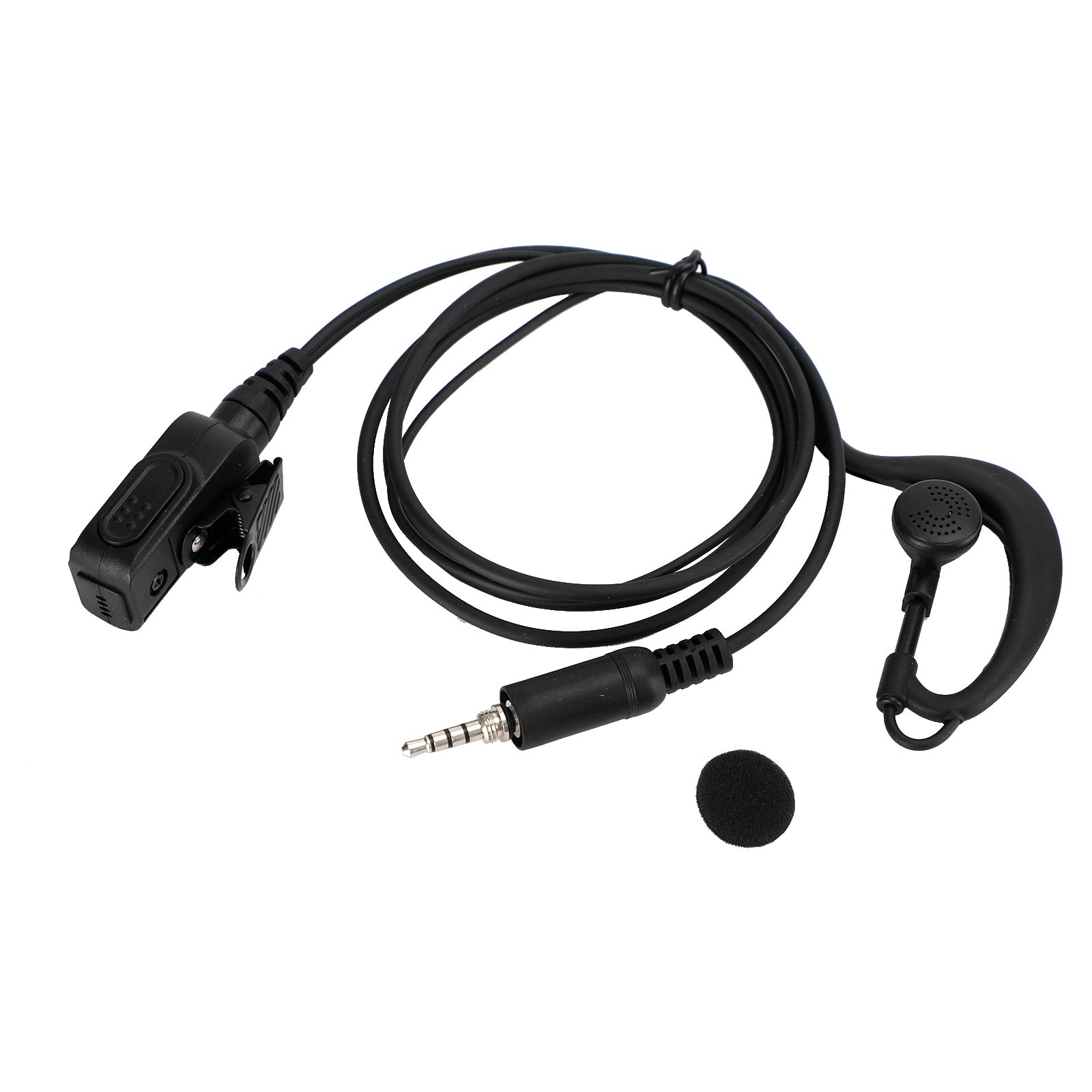 G-Shape Earpiece Headset Oval PTT MIC For ICOM IC-M33 M34 M36 M23 M24 M25 RS-35M