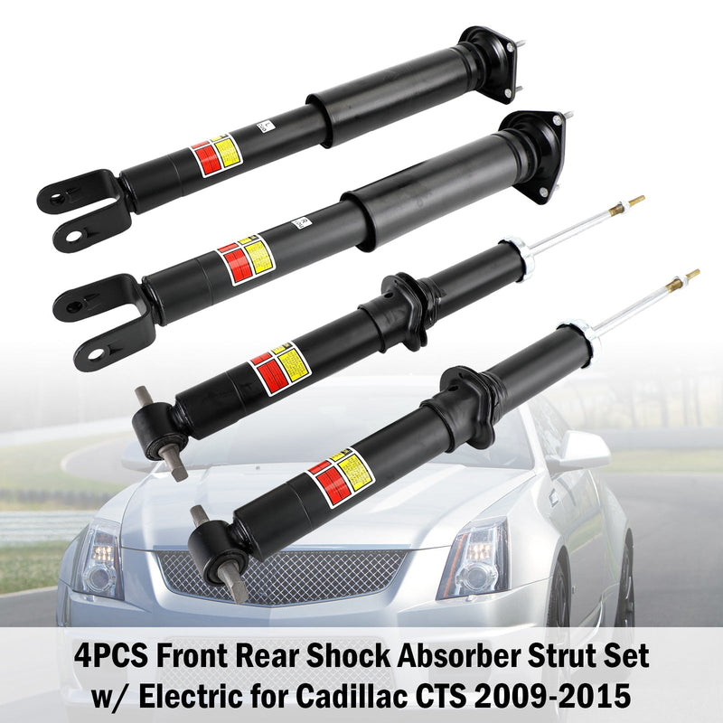 Cadillac CTS 2009-2015 4PCS Front Rear Shock Absorber Strut Set w/ Electric 19302773 19181636 25849149 19355570 25849150 19355571